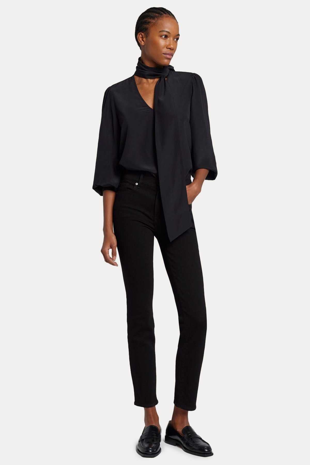 7 For All Mankind Roxanne Slim Fit Streç Jeans-Libas Trendy Fashion Store