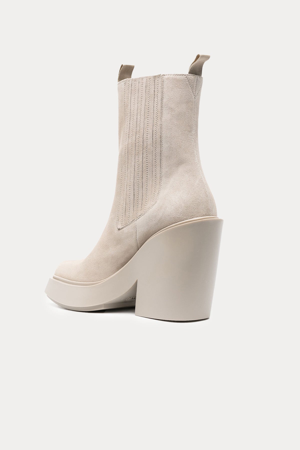 Vic Matie Sivri Küt Burunlu Lastik Bantlı Süet Bot-Libas Trendy Fashion Store