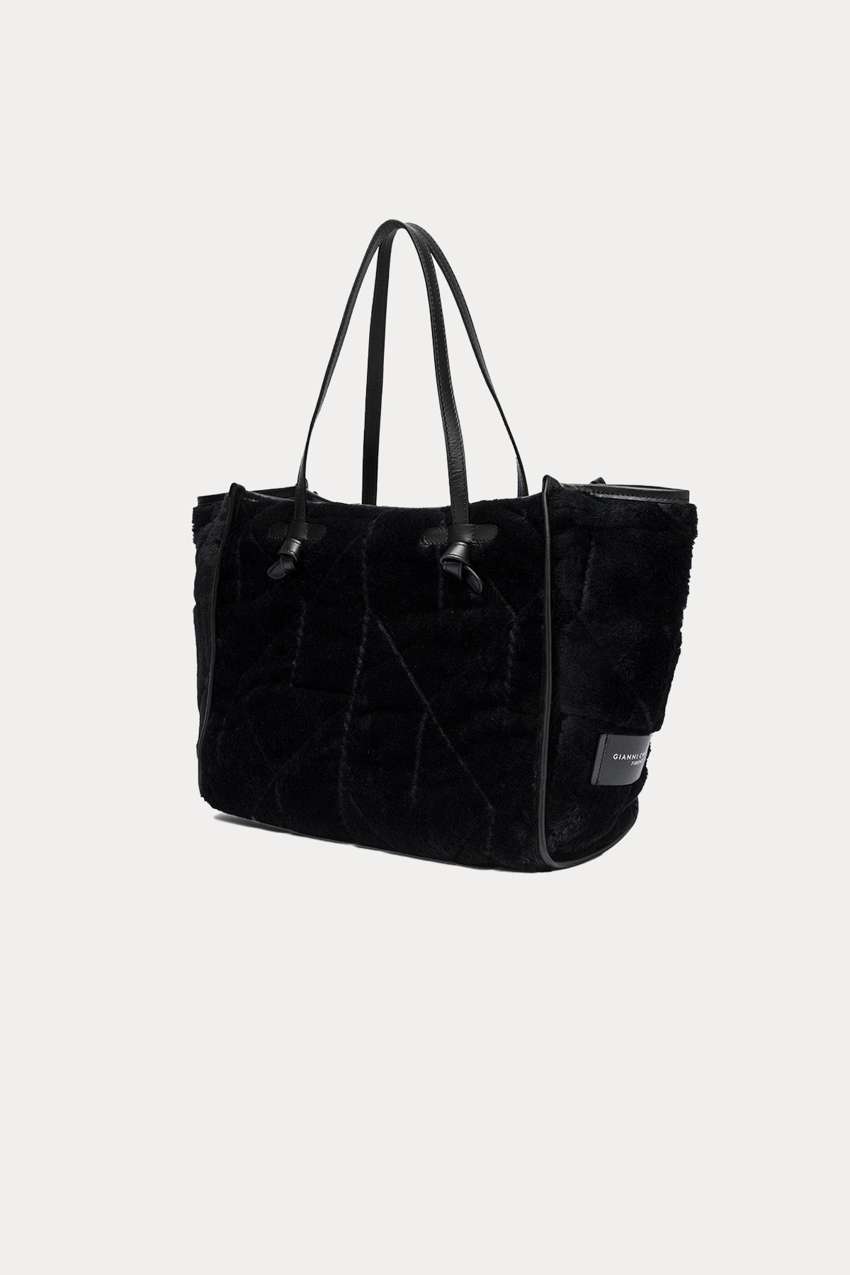 Gianni Chiarini Marcella Kapitone Desen Kürklü Shopping Bag Çanta-Libas Trendy Fashion Store