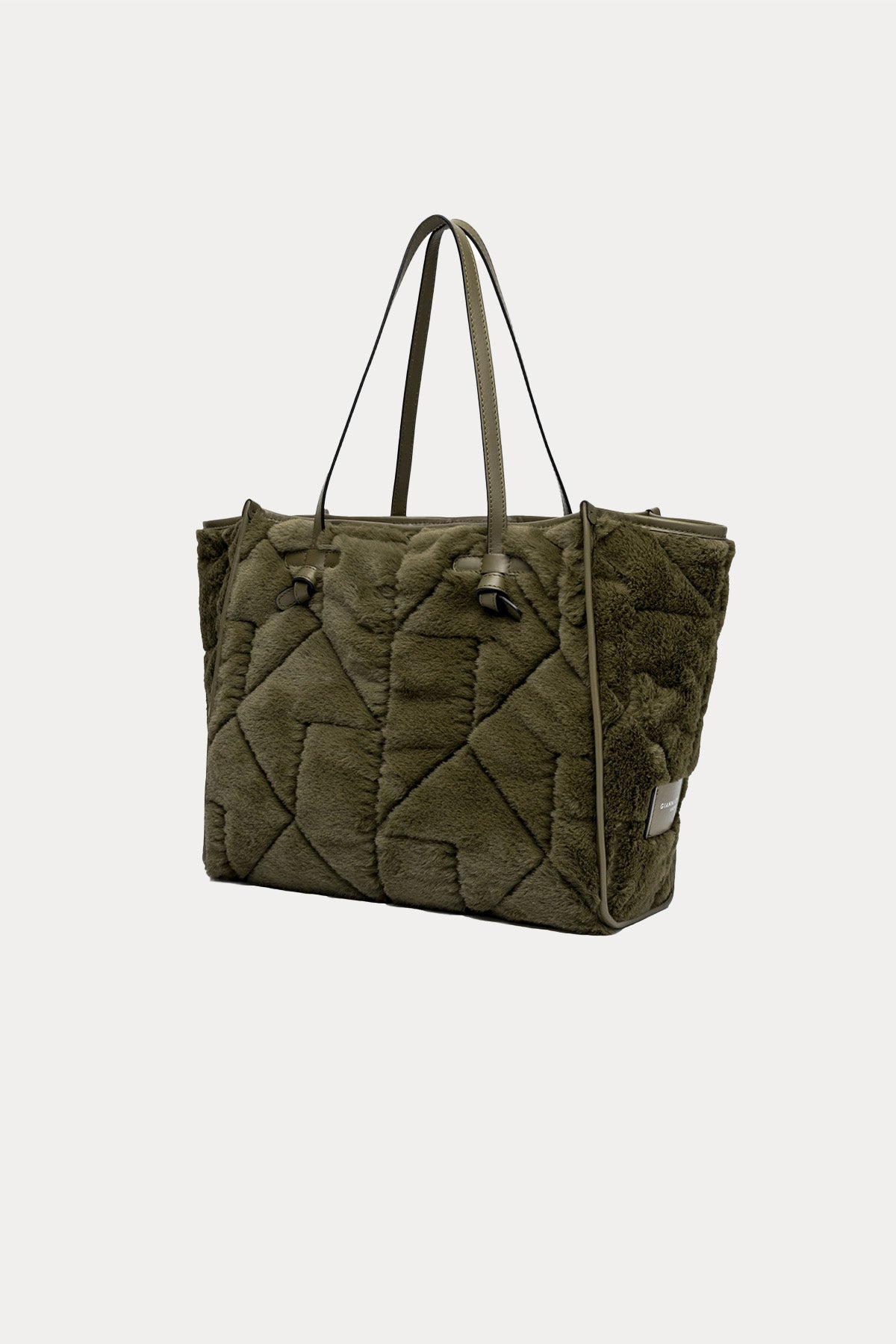 Gianni Chiarini Marcella Kapitone Kürklü Shopping Bag Çanta-Libas Trendy Fashion Store