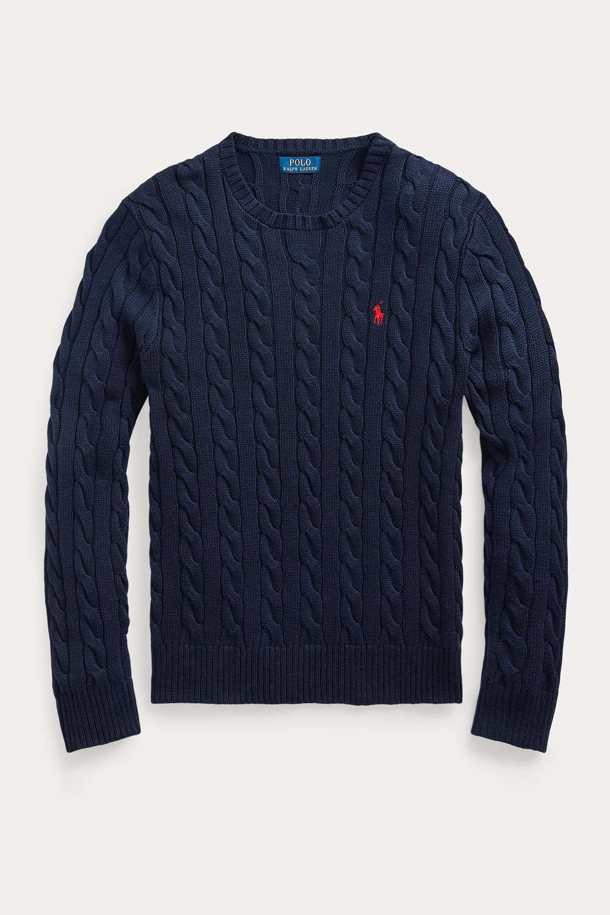 Polo Ralph Lauren Yuvarlak Yaka Saç Örgü Triko-Libas Trendy Fashion Store