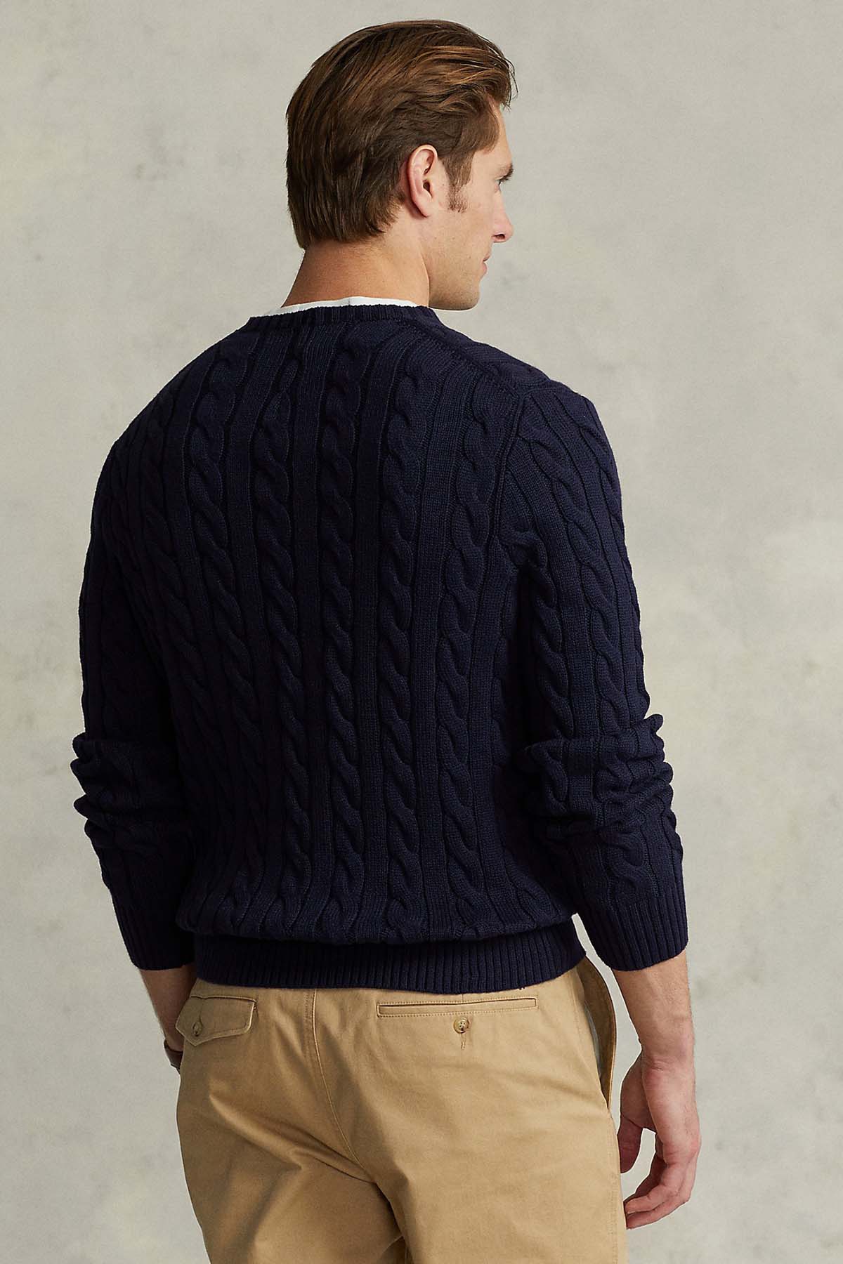 Polo Ralph Lauren Yuvarlak Yaka Saç Örgü Triko-Libas Trendy Fashion Store