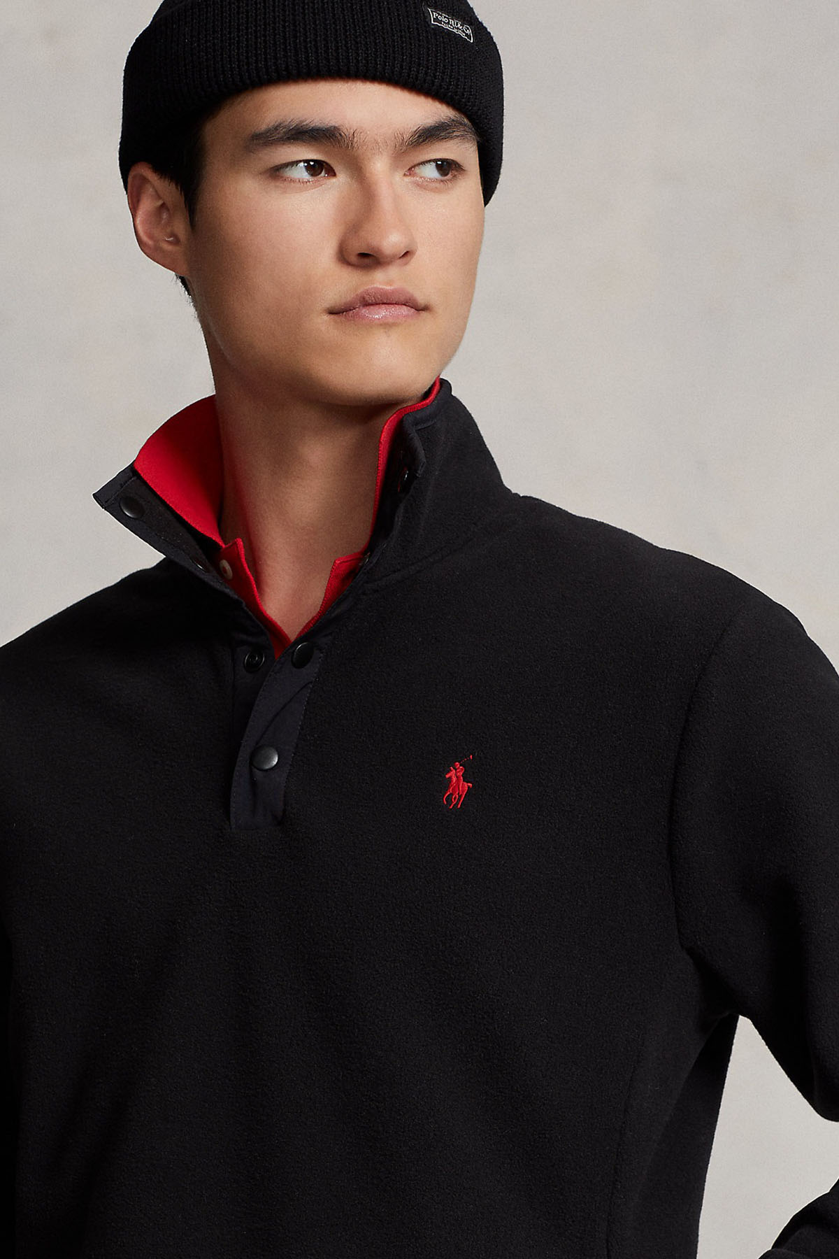 Polo Ralph Lauren Dik Yaka Rahat Kesim Sweatshirt-Libas Trendy Fashion Store