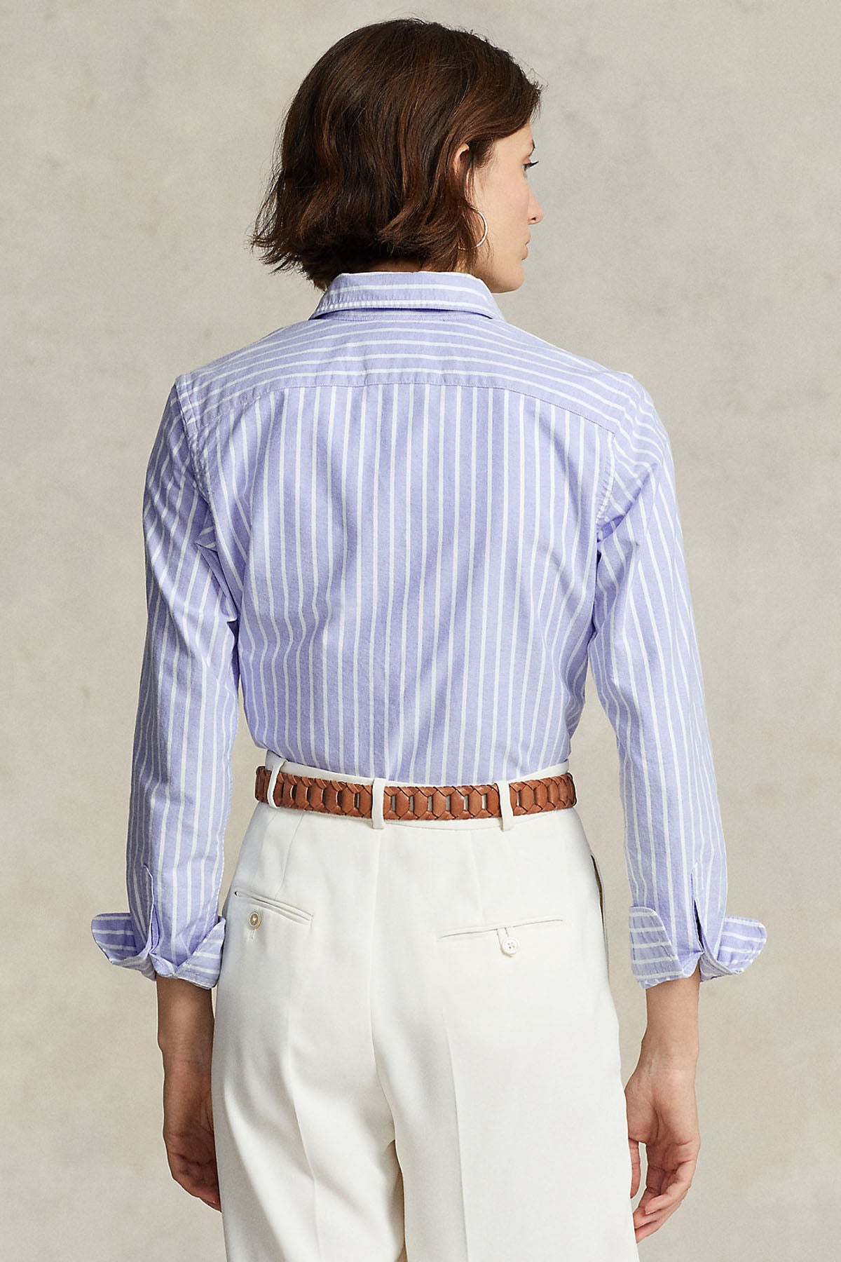 Polo Ralph Lauren Custom Fit Çizgili Oxford Gömlek-Libas Trendy Fashion Store