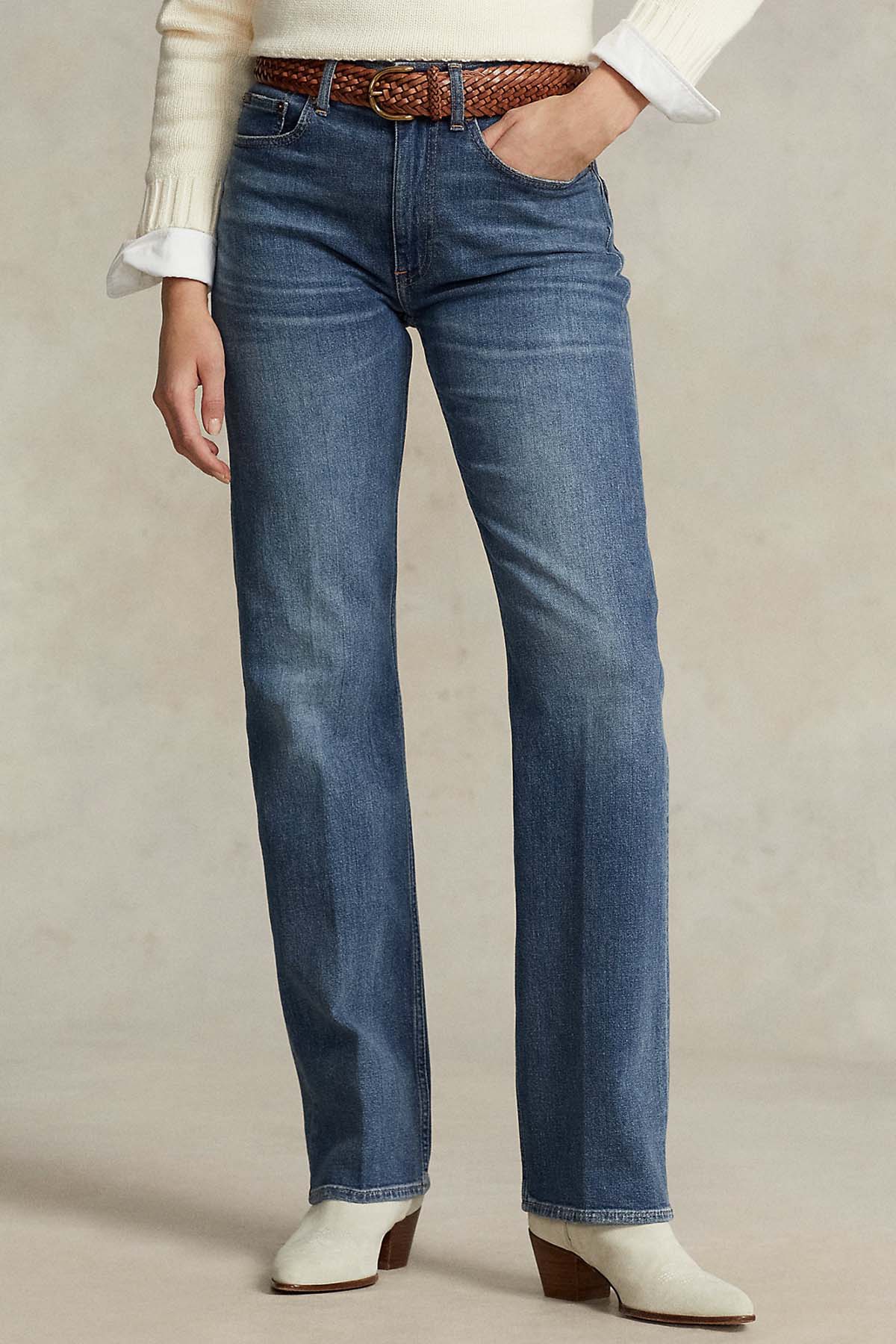 Polo Ralph Lauren Straight Fit Yıkamalı Jeans