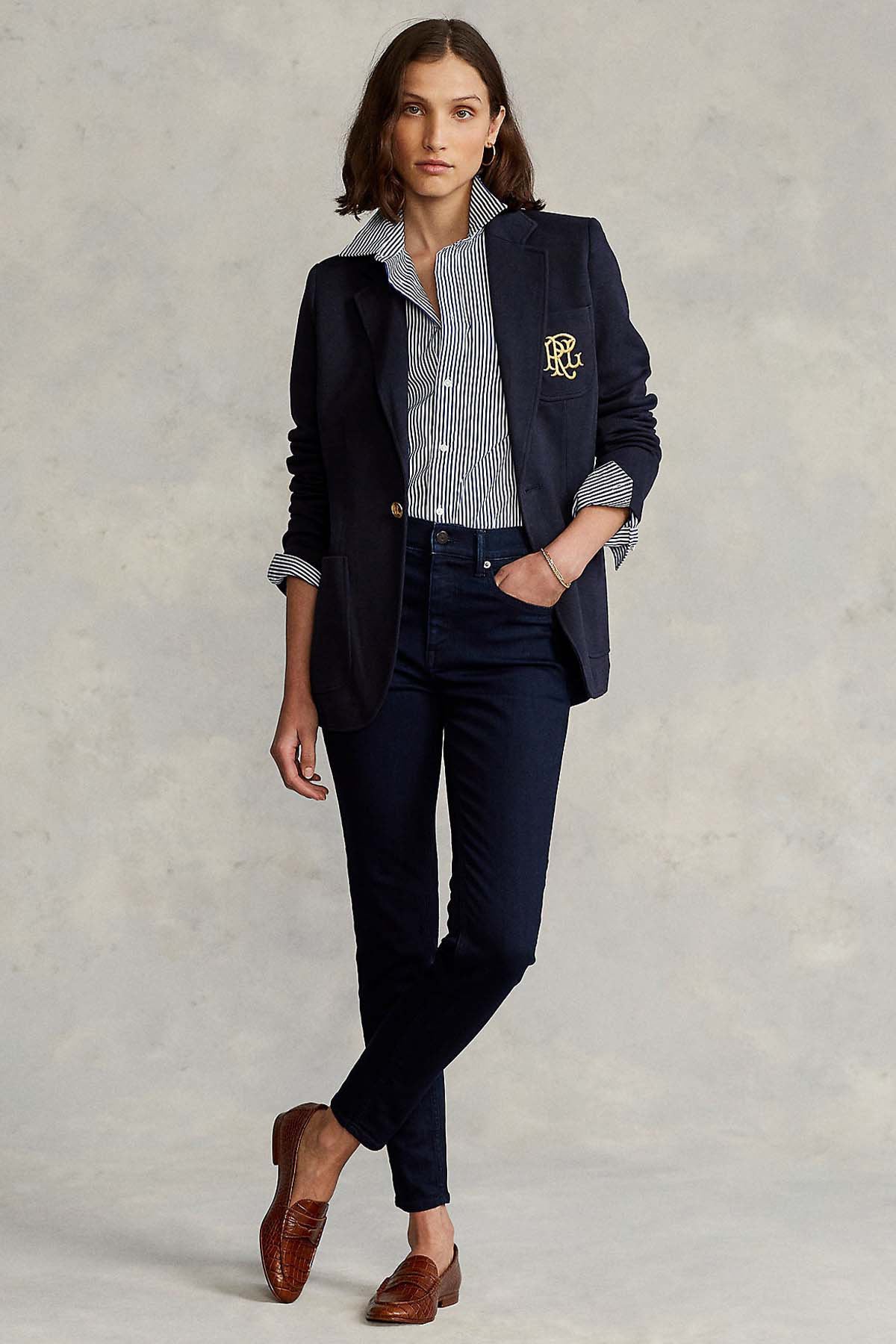 Polo Ralph Lauren Nakış Logolu Spor Cepli Blazer Ceket-Libas Trendy Fashion Store