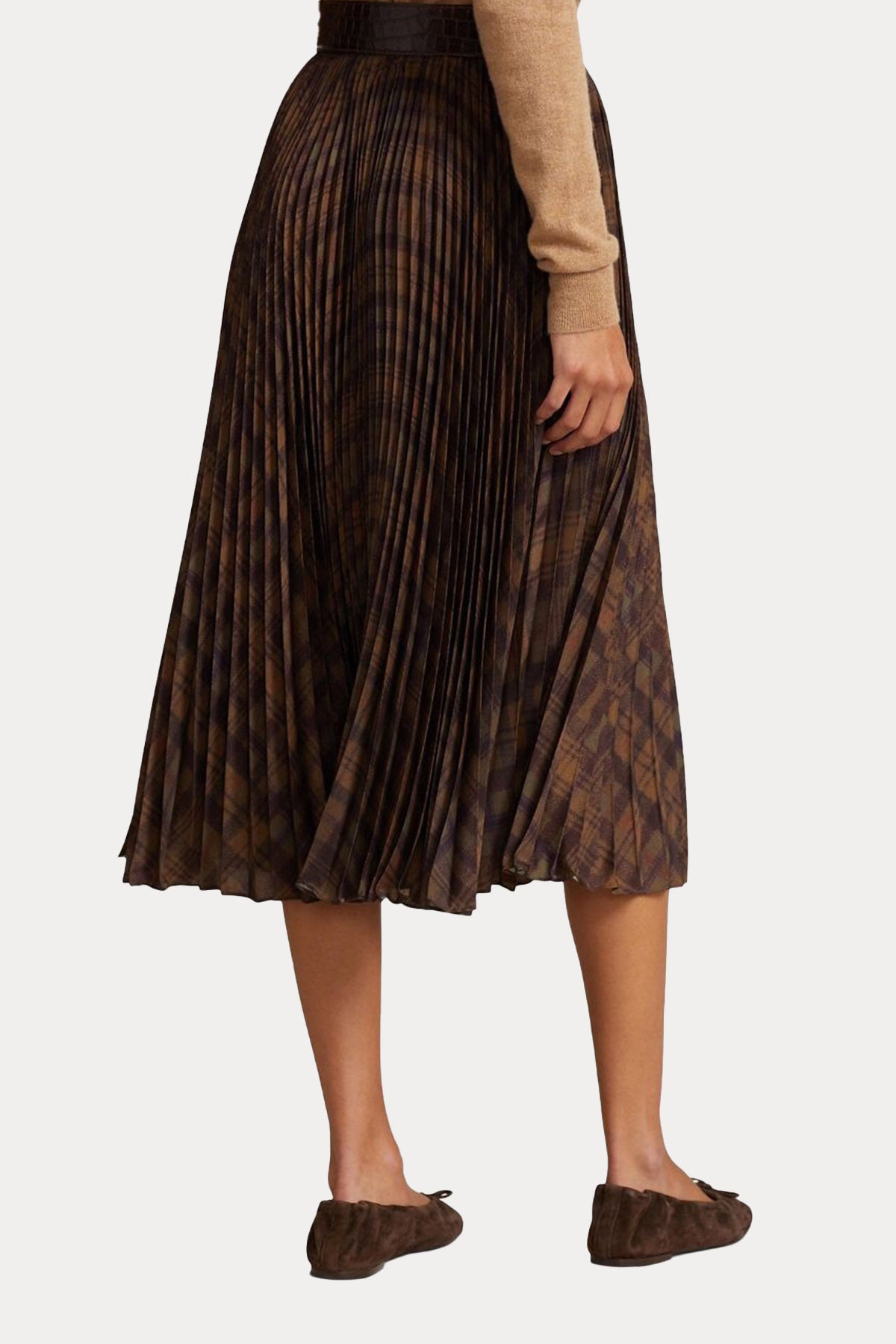 Polo Ralph Lauren Piliseli Midi Etek-Libas Trendy Fashion Store