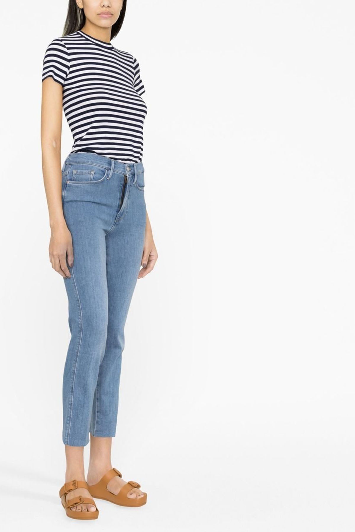 Polo Ralph Lauren Yuvarlak Yaka Çizgili T-shirt-Libas Trendy Fashion Store