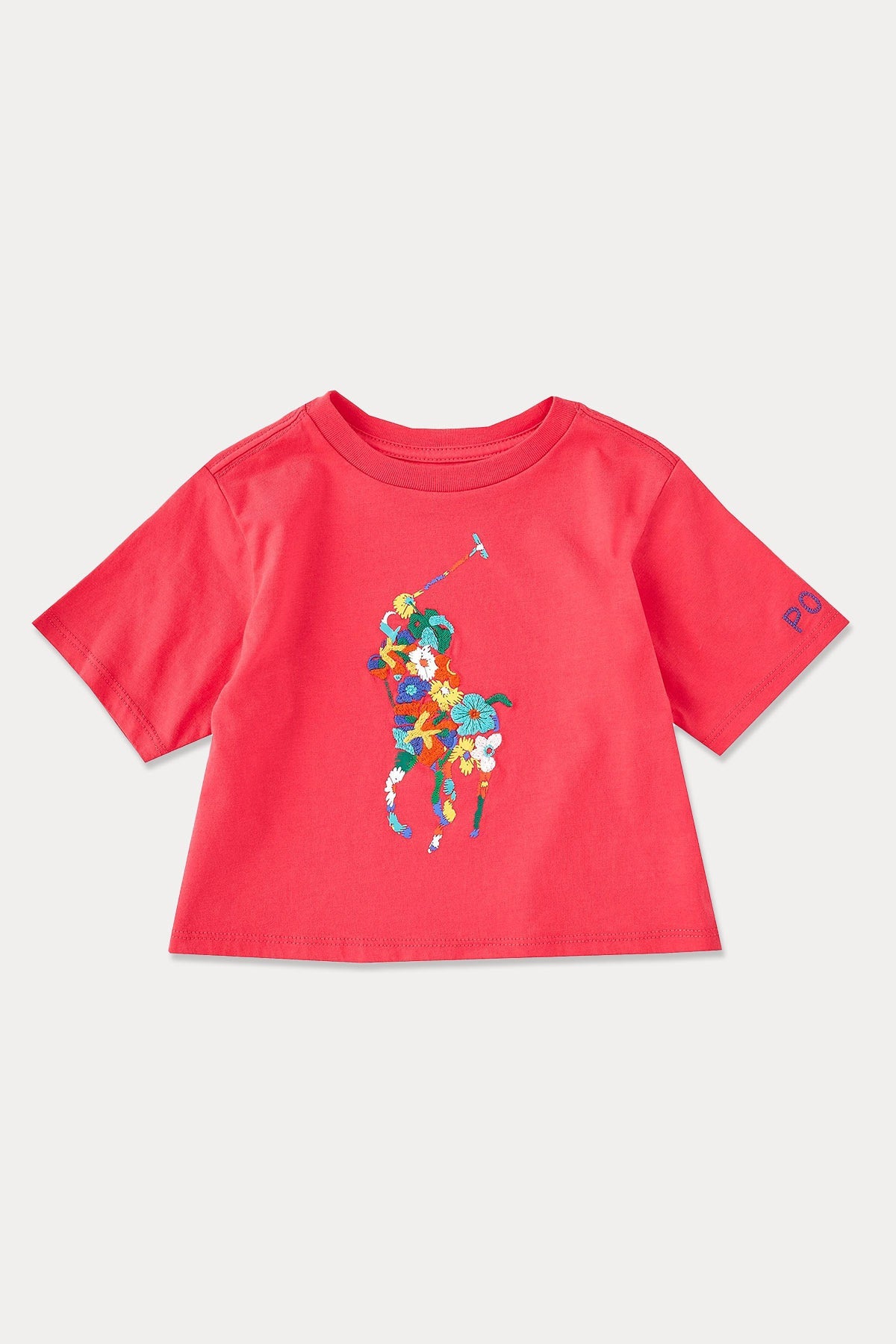 Polo Ralph Lauren Kids 2-5 Yaş Kız Çocuk Big Pony Logolu T-shirt