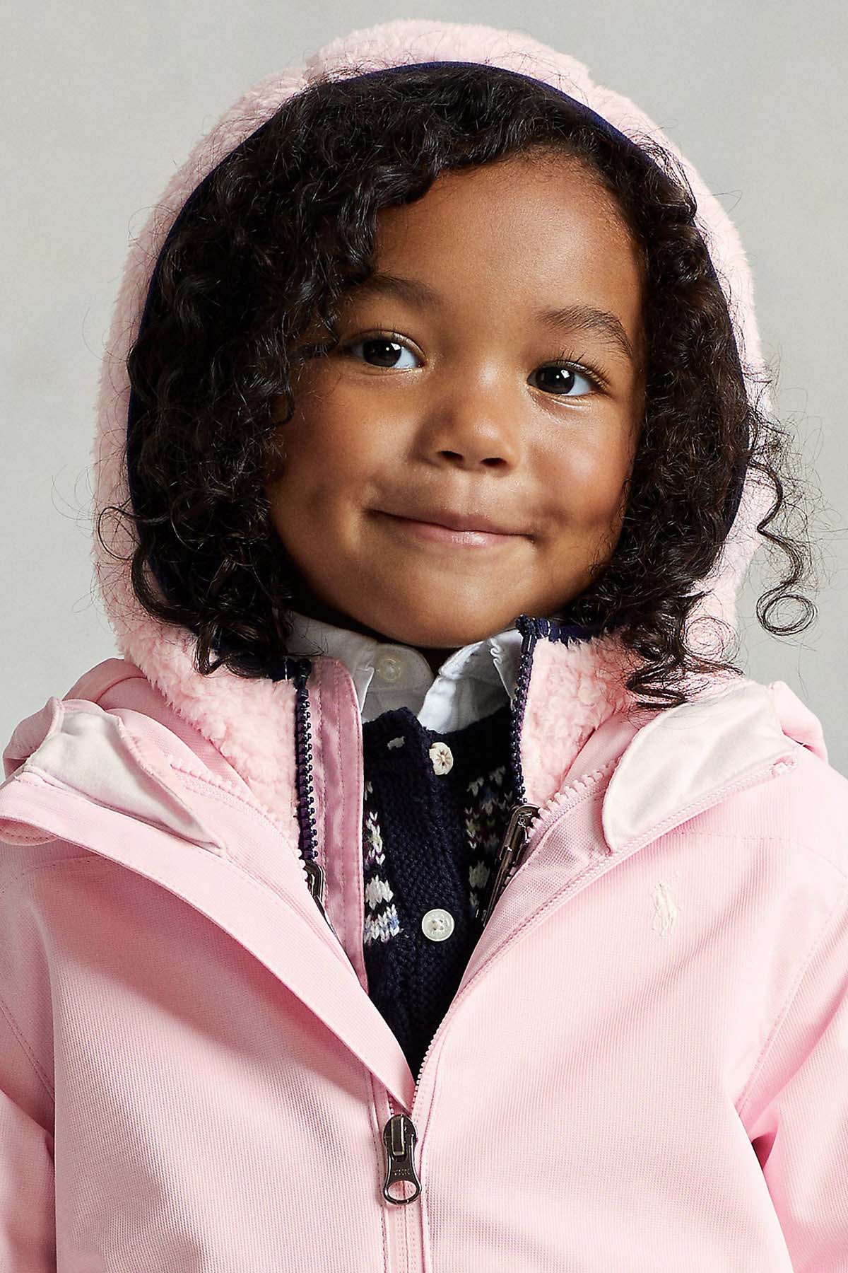 Polo Ralph Lauren Kids 2-4 Yaş Kız Çocuk Kapüşonlu Rüzgarlık Mont