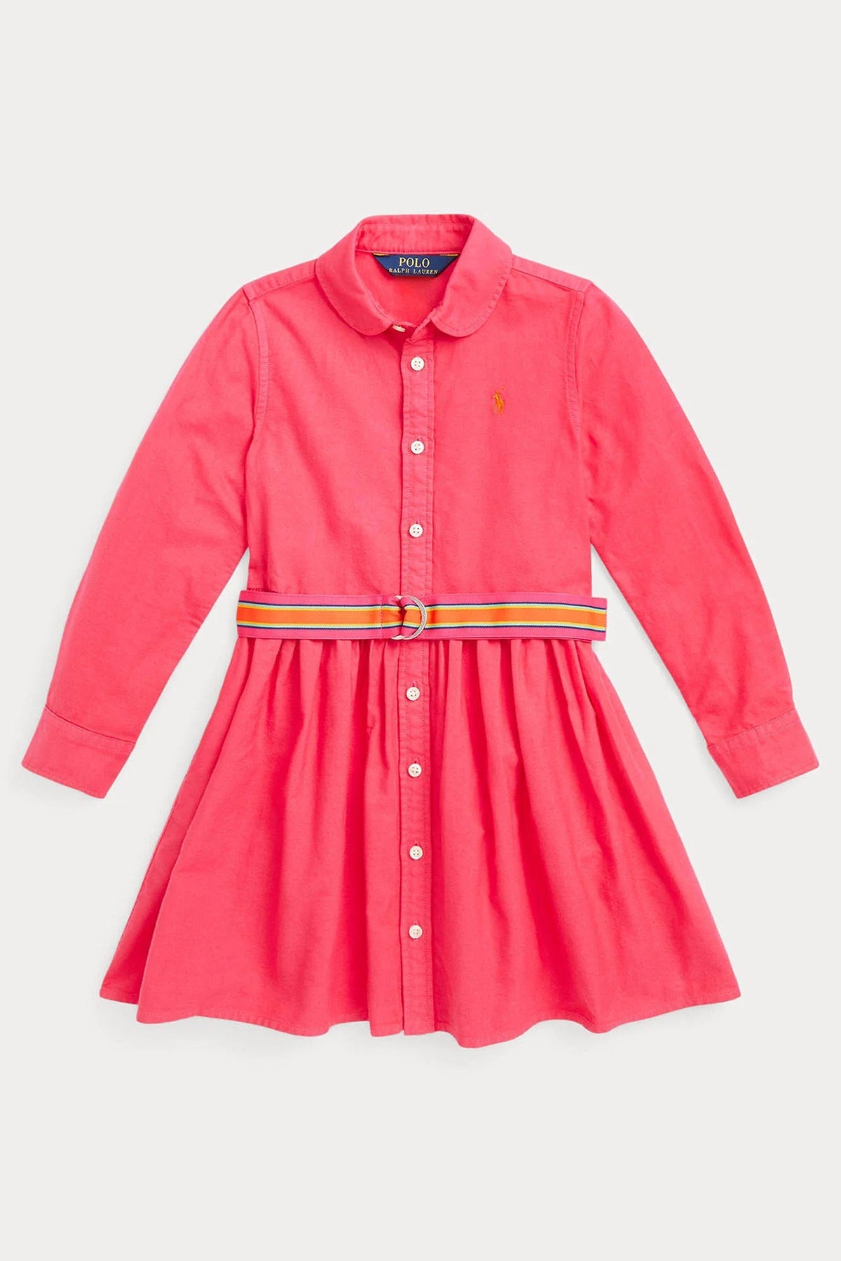 Polo Ralph Lauren Kids 5-6 Yaş Kız Çocuk Gömlek Elbise-Libas Trendy Fashion Store