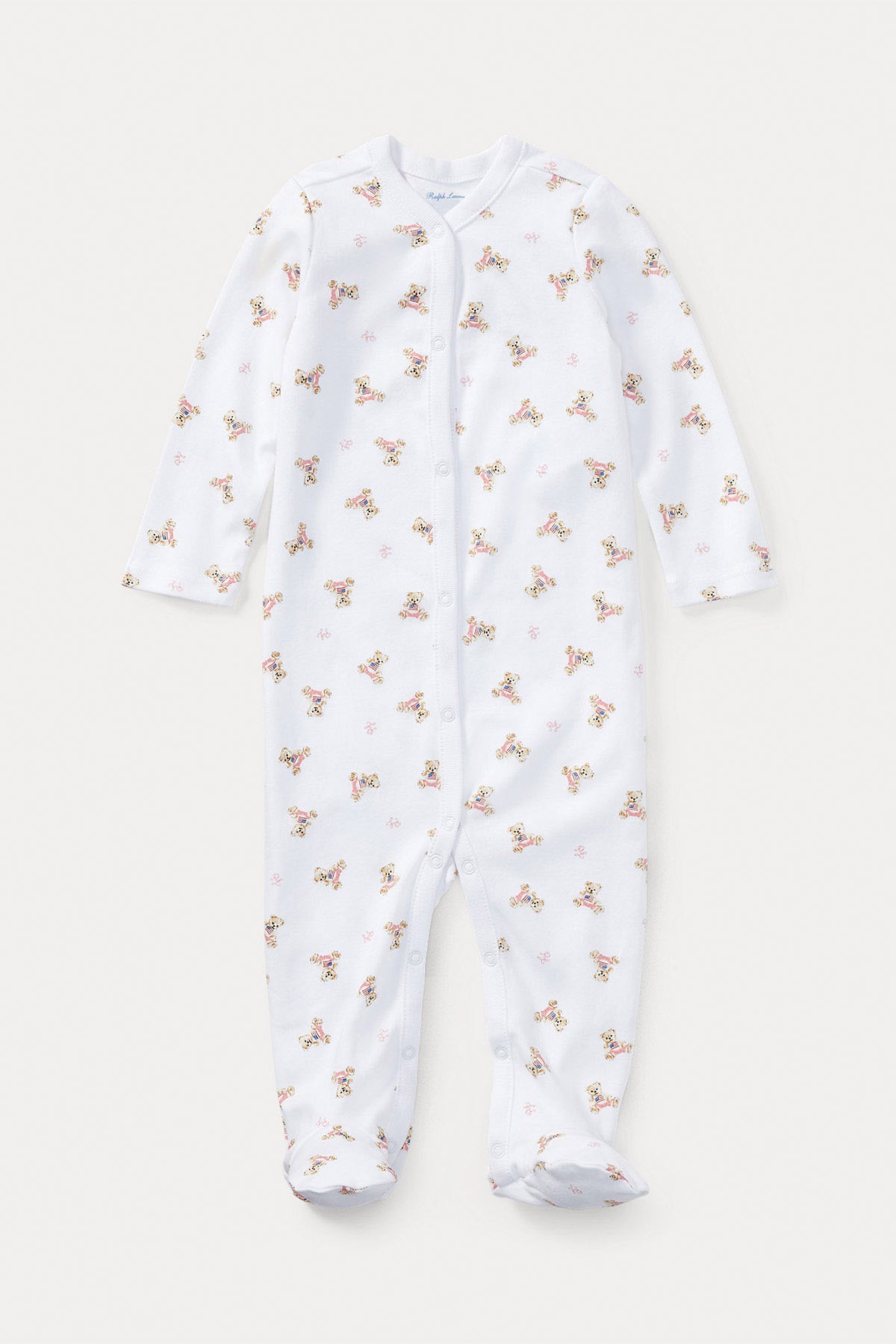 Polo Ralph Lauren Kids Yeni Doğan-3 Aylık Kız Bebek Polo Bear Tulum-Libas Trendy Fashion Store