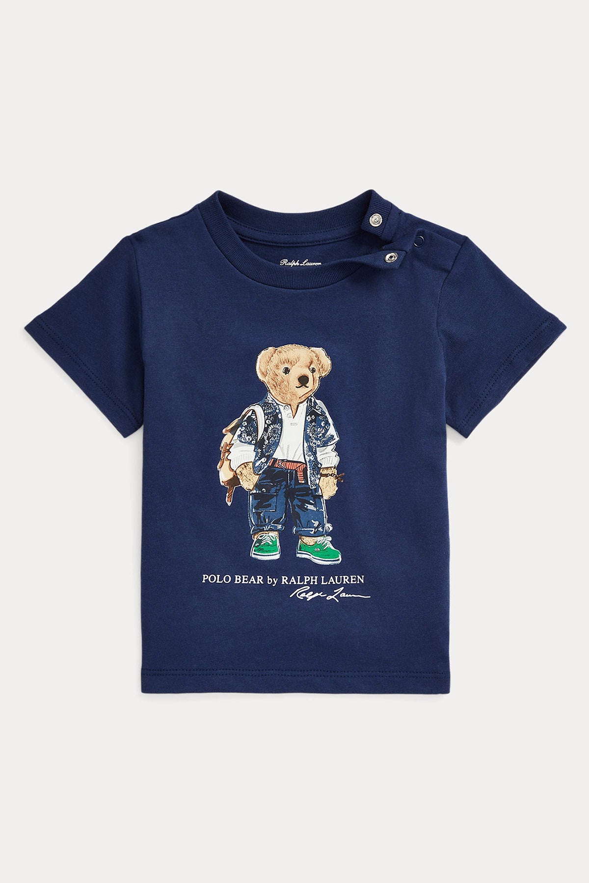 Polo Ralph Lauren Kids 9-24 Aylık Erkek Bebek Polo Bear T-shirt-Libas Trendy Fashion Store