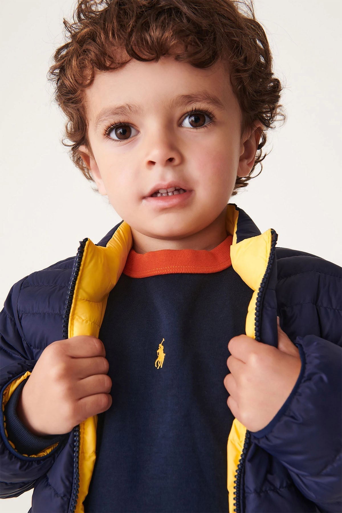 Polo Ralph Lauren Kids 5-7 Yaş Erkek Çocuk Çift Taraflı Puffer Mont-Libas Trendy Fashion Store