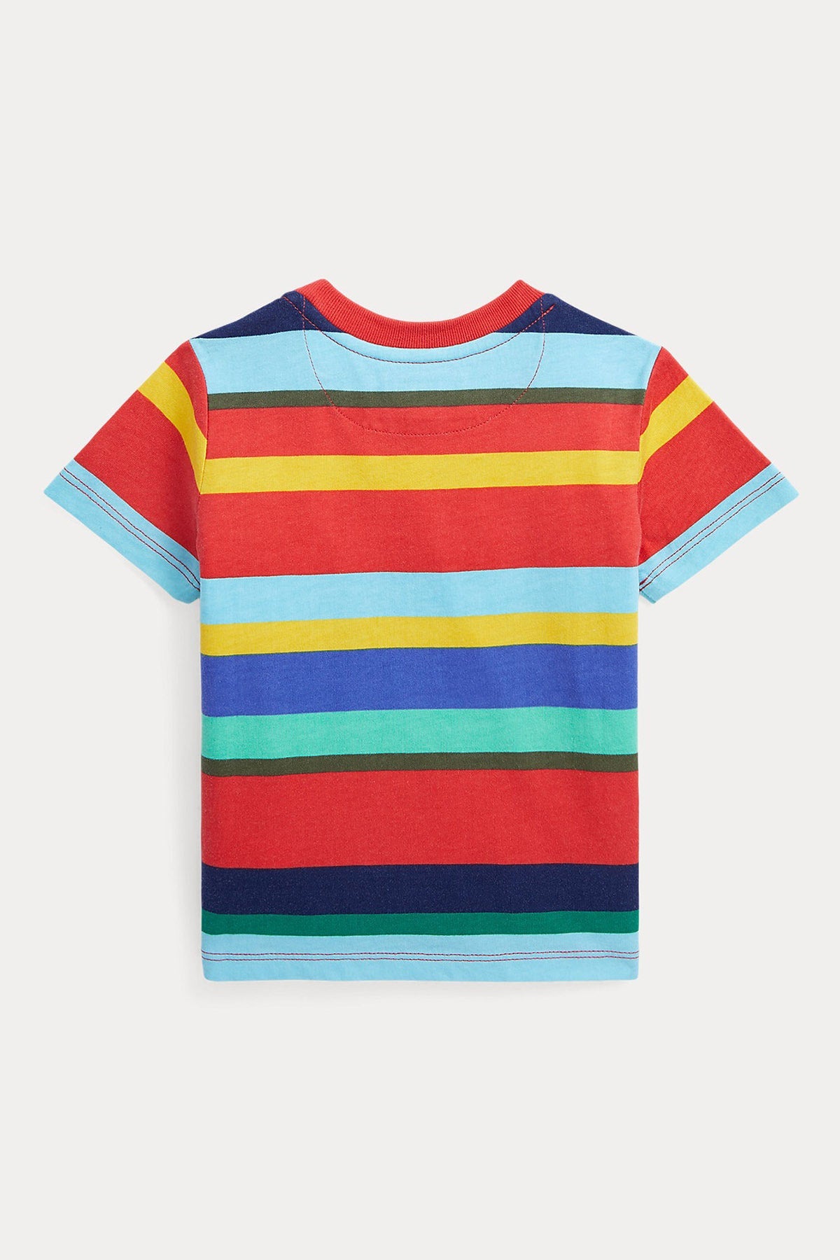 Polo Ralph Lauren Kids 9-18 Aylık Erkek Bebek Renk Bloklu Polo Bear T-shirt