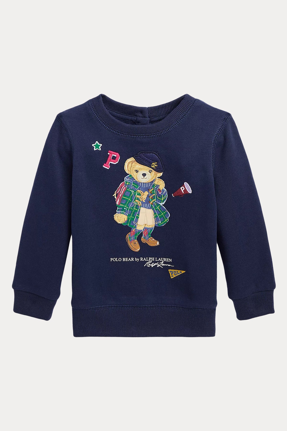 Polo Ralph Lauren Kids 12-24 Aylık Kız Bebek Polo Bear Sweatshirt-Libas Trendy Fashion Store