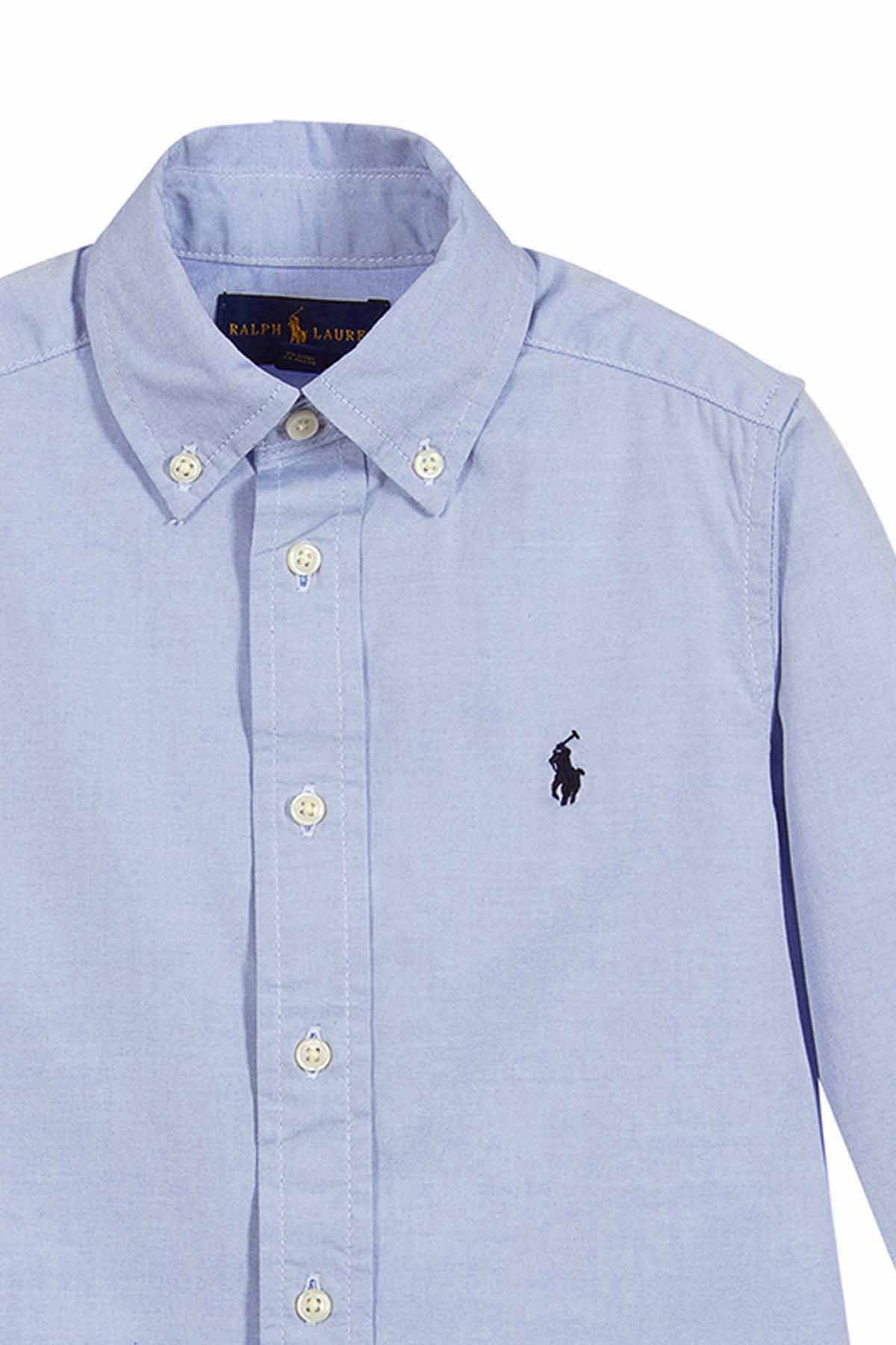 Polo Ralph Lauren Kids 2-7 Yaş Erkek Çocuk Düğmeli Yaka Slim Fit Gömlek