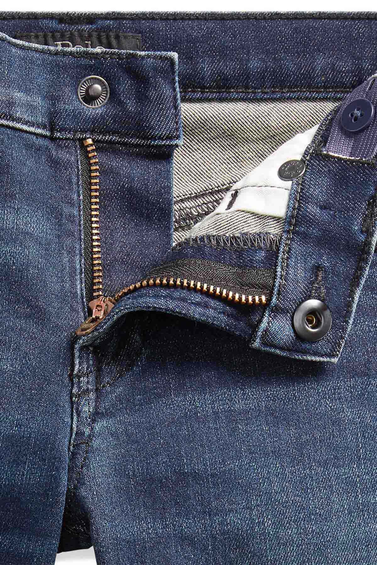 Polo Ralph Lauren Kids 3-5 Yaş Unisex Çocuk The Eldridge Skinny Fit Streç Jeans