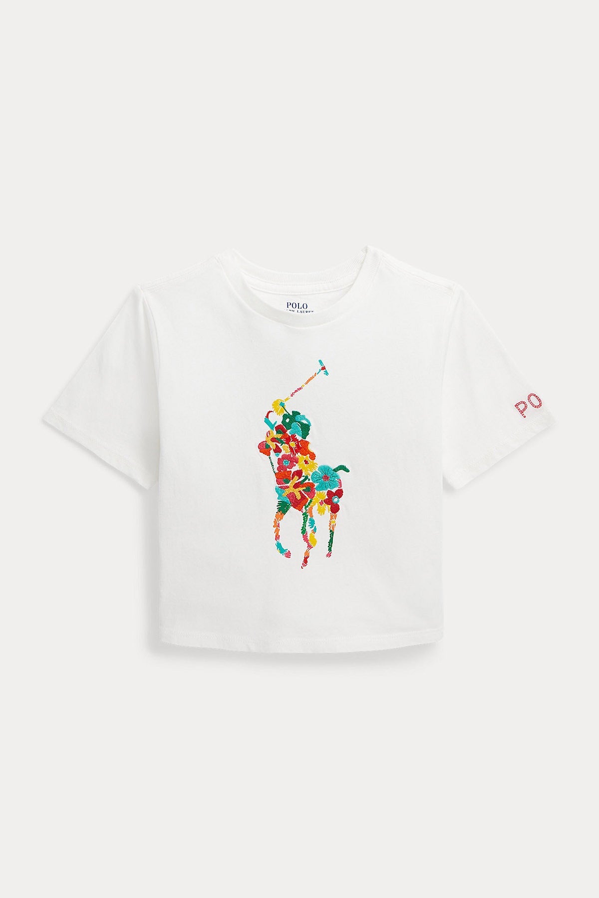 Polo Ralph Lauren Kids 5-6 Yaş Kız Çocuk Big Pony Logolu T-shirt-Libas Trendy Fashion Store