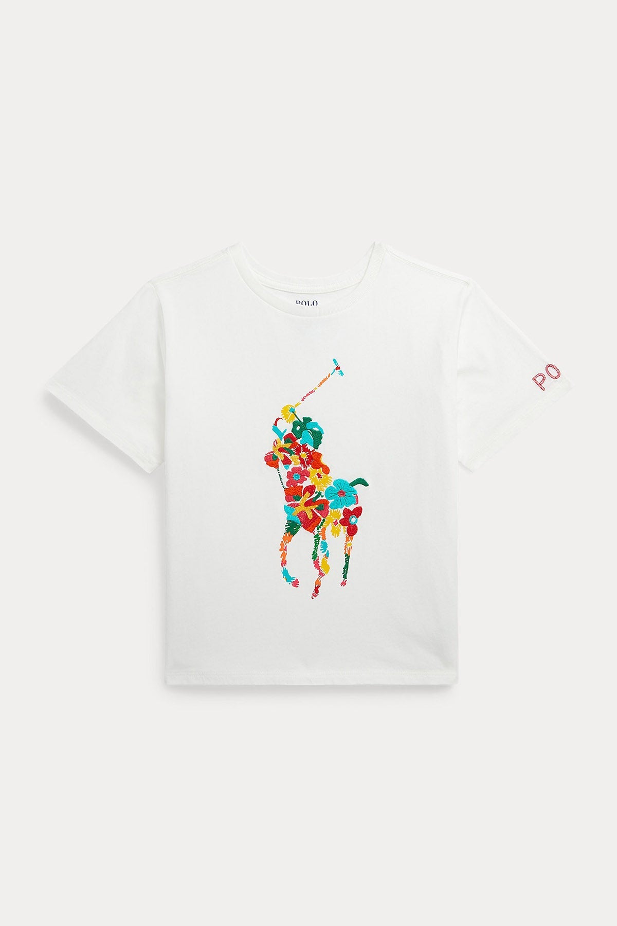 Polo Ralph Lauren Kids S-M Beden Kız Çocuk Big Pony Logolu T-shirt