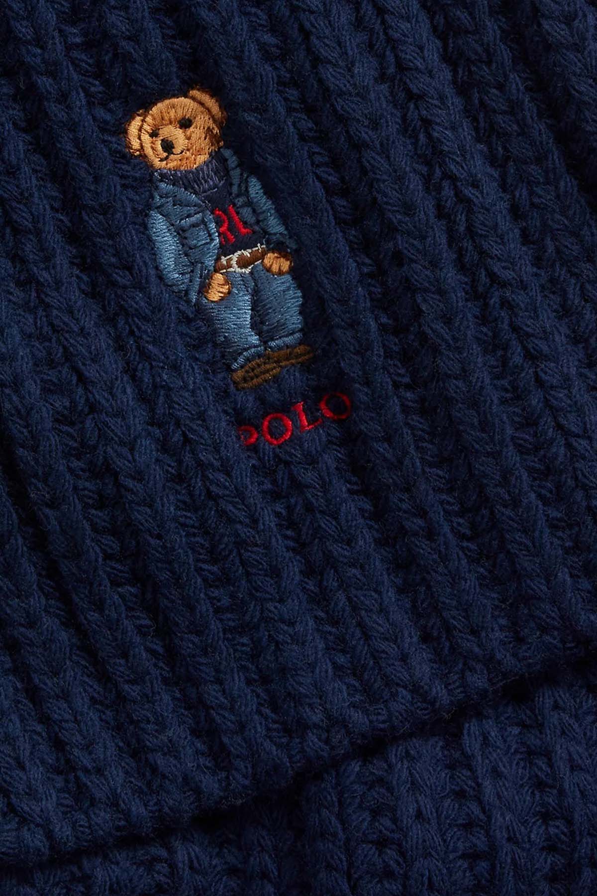 Polo Ralph Lauren Polo Bear Örgü Yün Atkı-Libas Trendy Fashion Store