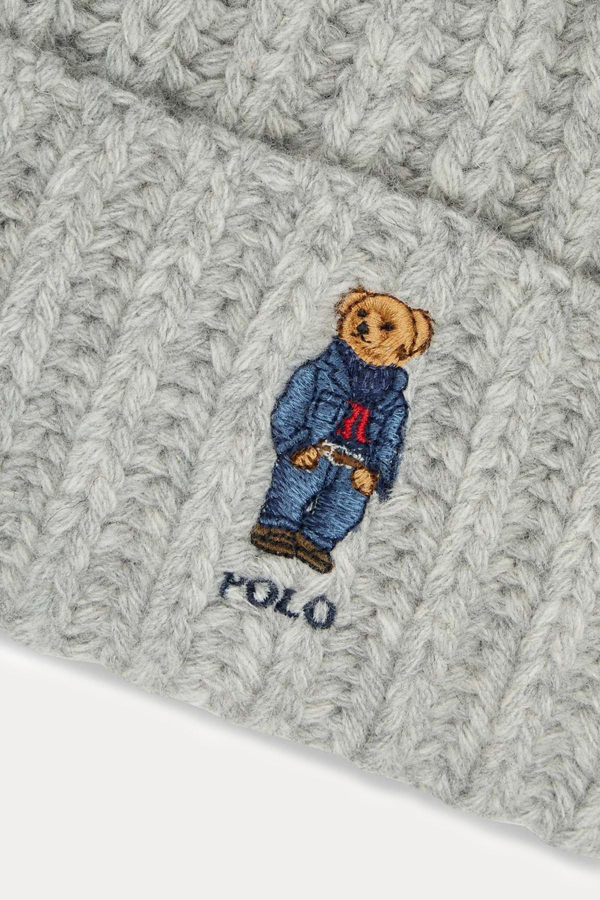 Polo Ralph Lauren Polo Bear Örgü Yün Bere-Libas Trendy Fashion Store