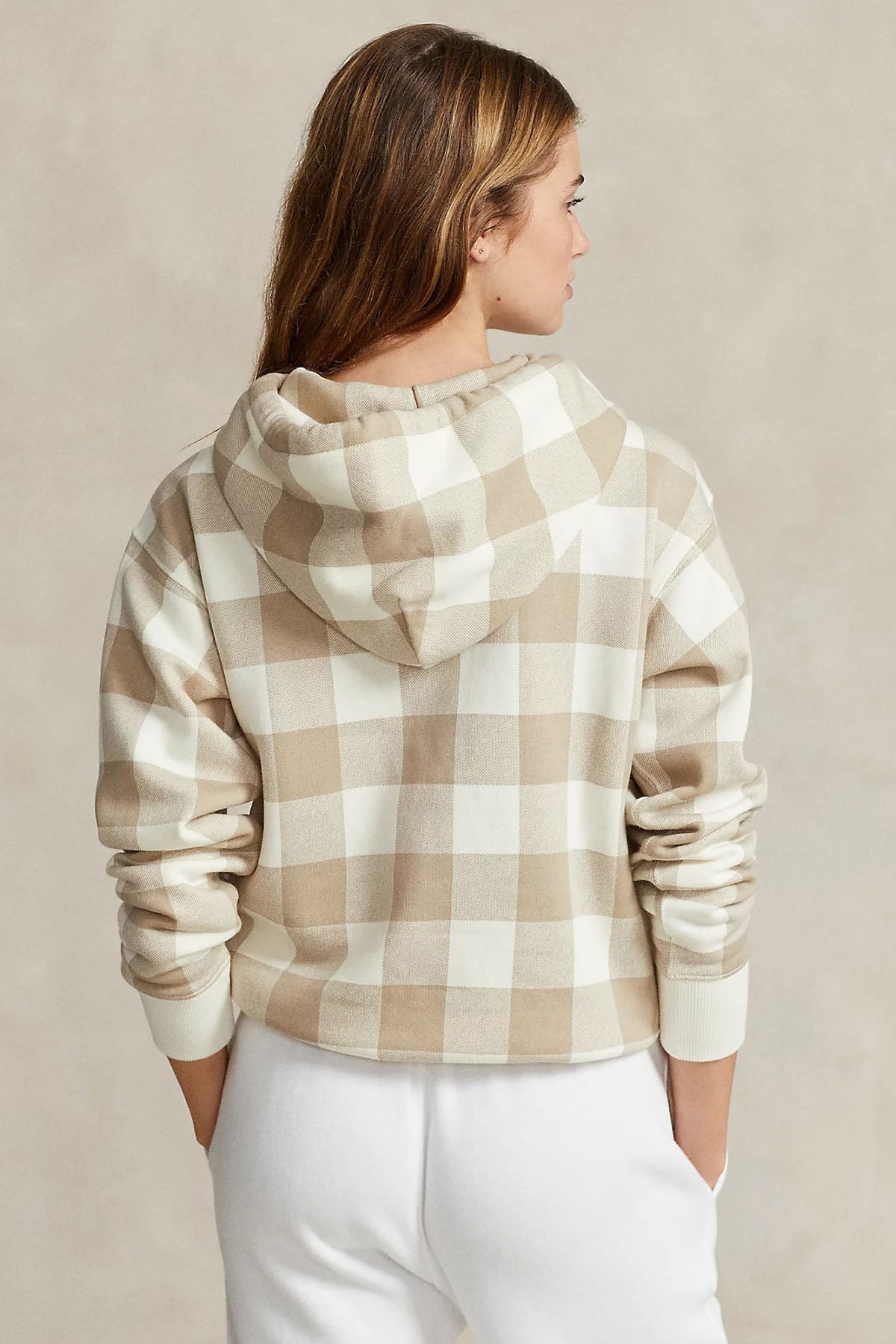 Polo Ralph Lauren Polo Bear Kapüşonlu Ekoseli Sweatshirt-Libas Trendy Fashion Store