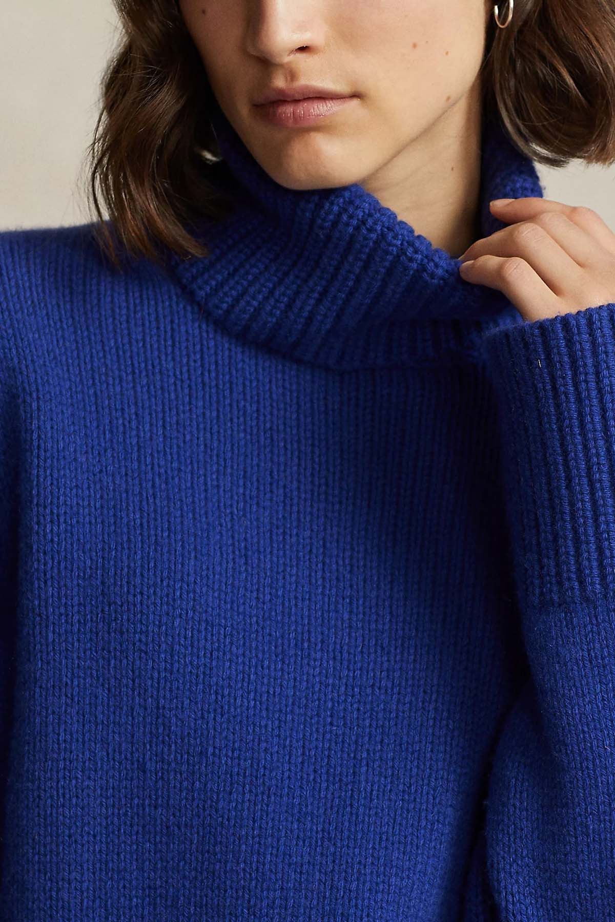 Polo Ralph Lauren Boxy Fit Balıkçı Yaka Kaşmirli Yün Triko-Libas Trendy Fashion Store