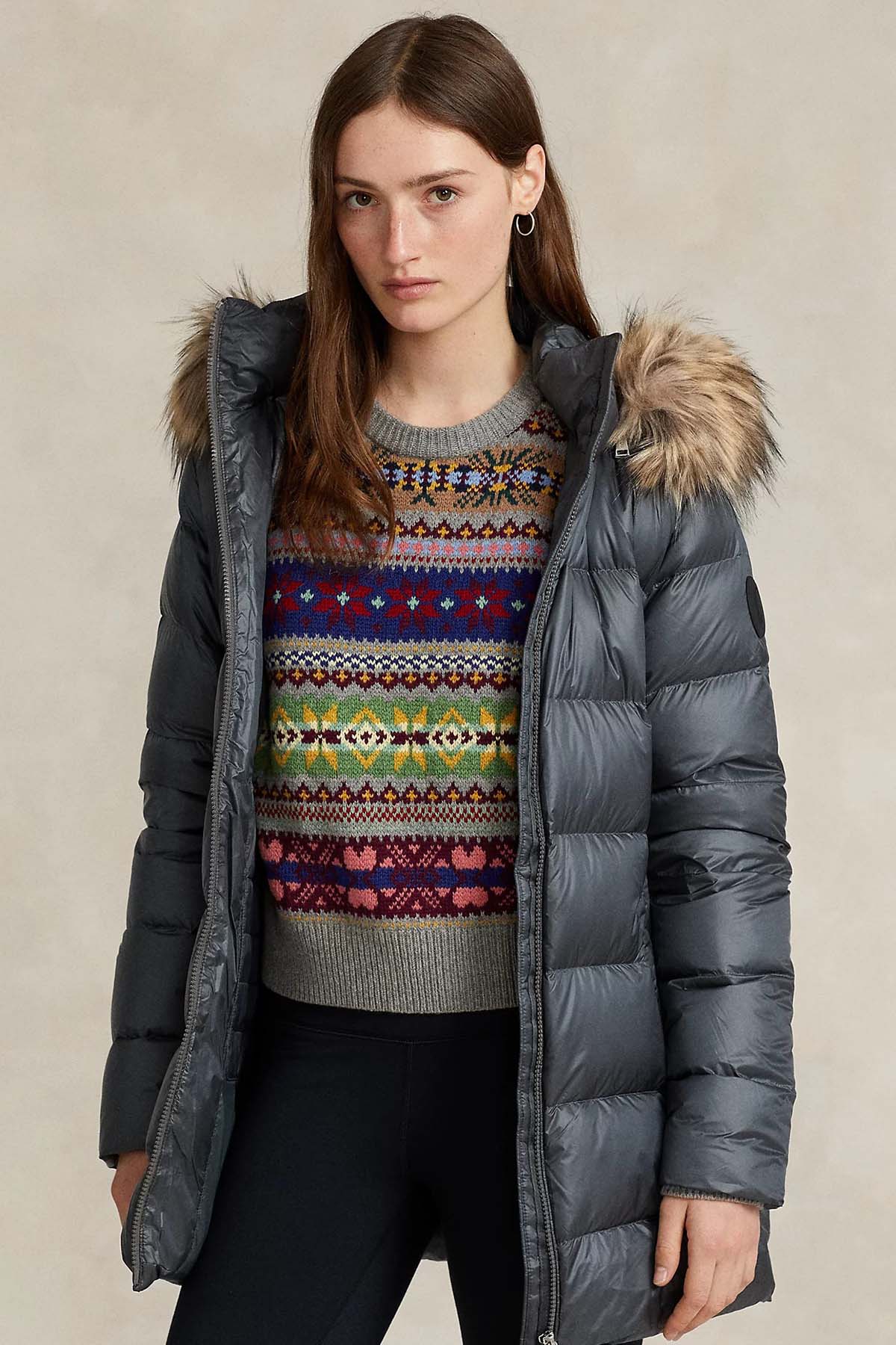 Polo Ralph Lauren Straight Fit Kapüşonlu Puffer Mont-Libas Trendy Fashion Store