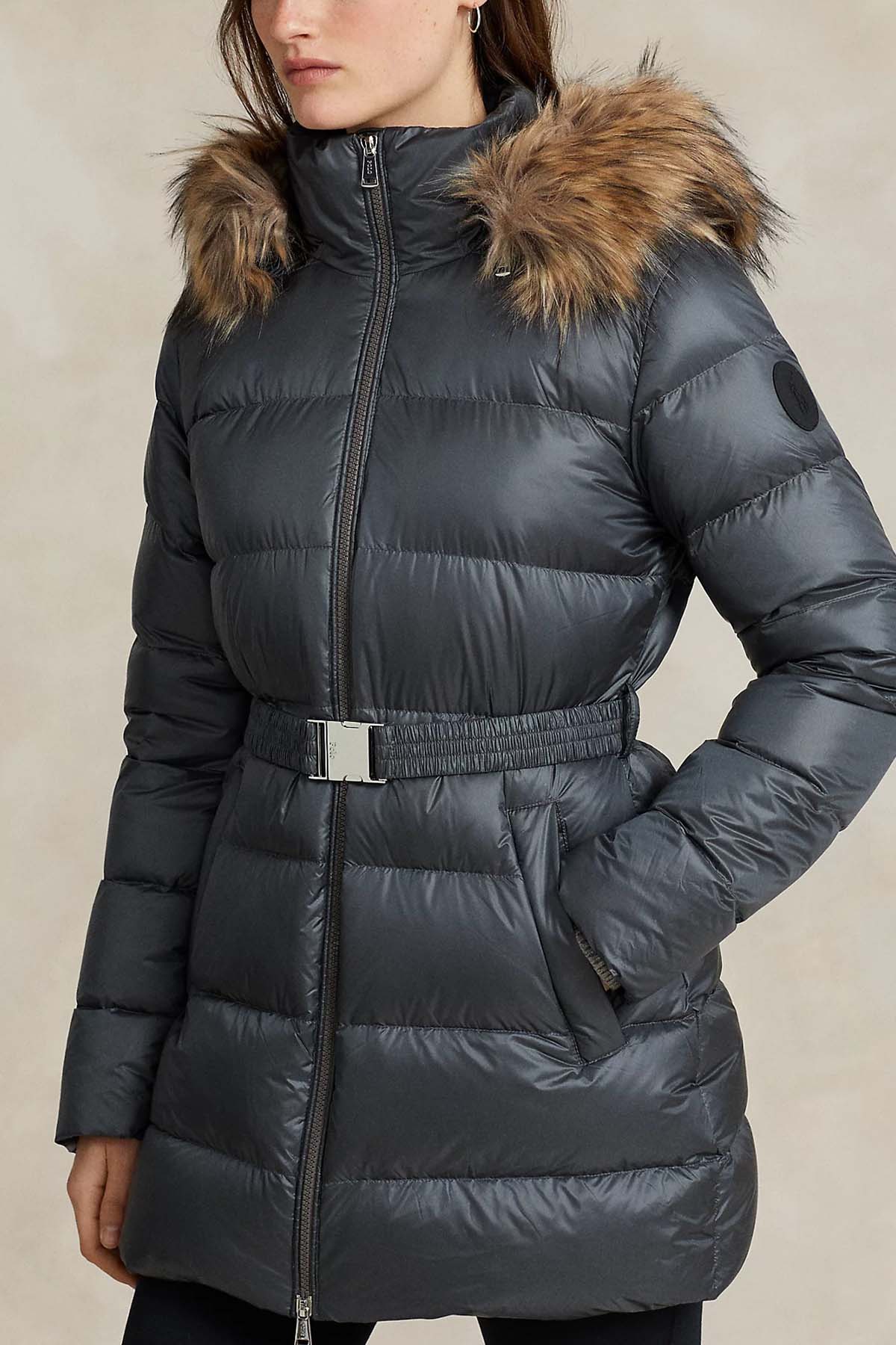 Polo Ralph Lauren Straight Fit Kapüşonlu Puffer Mont-Libas Trendy Fashion Store