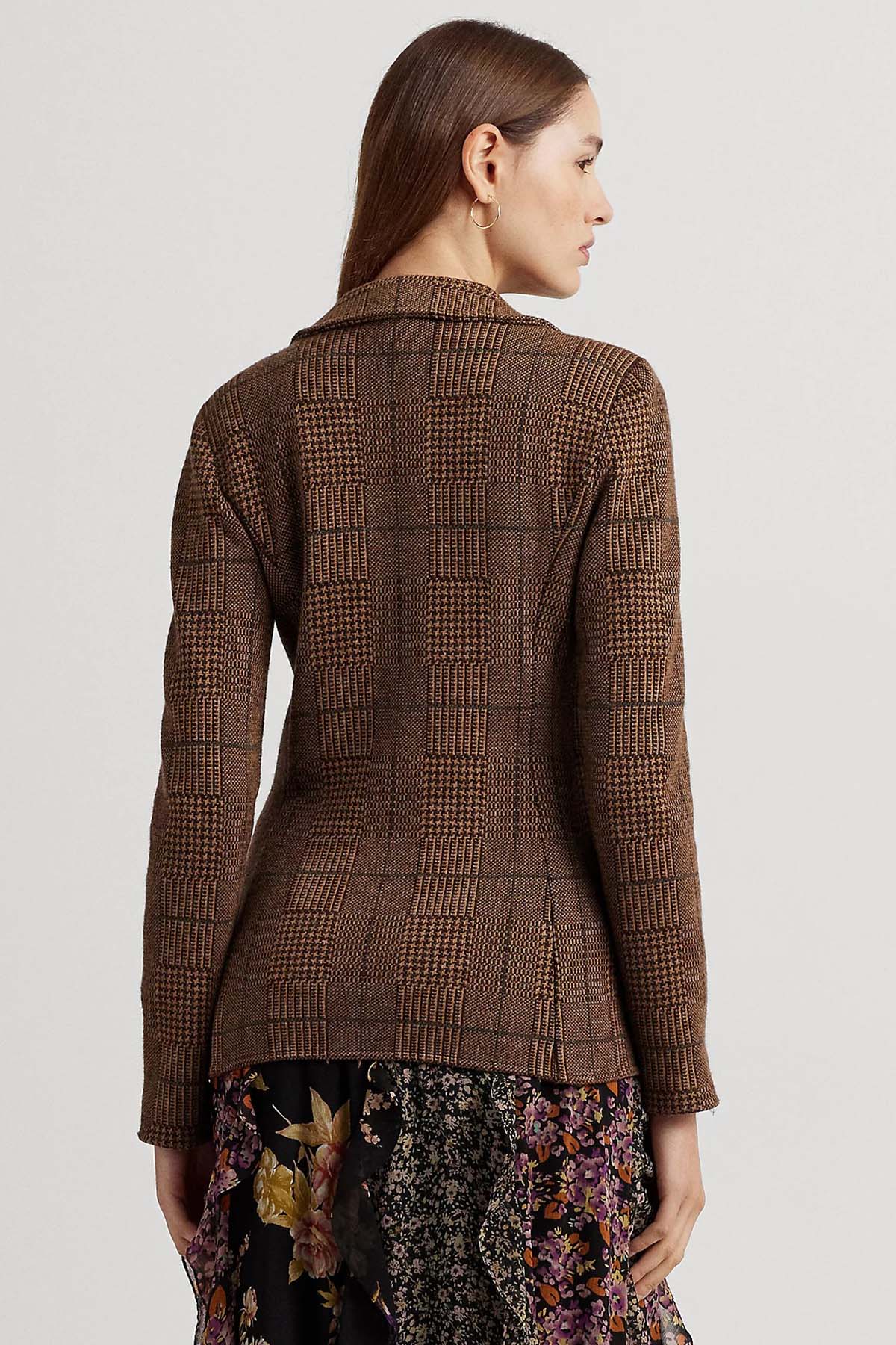 Polo Ralph Lauren Staight Fit Kazayağı Ekose Desenli Kaşmirli Yün Ceket-Libas Trendy Fashion Store