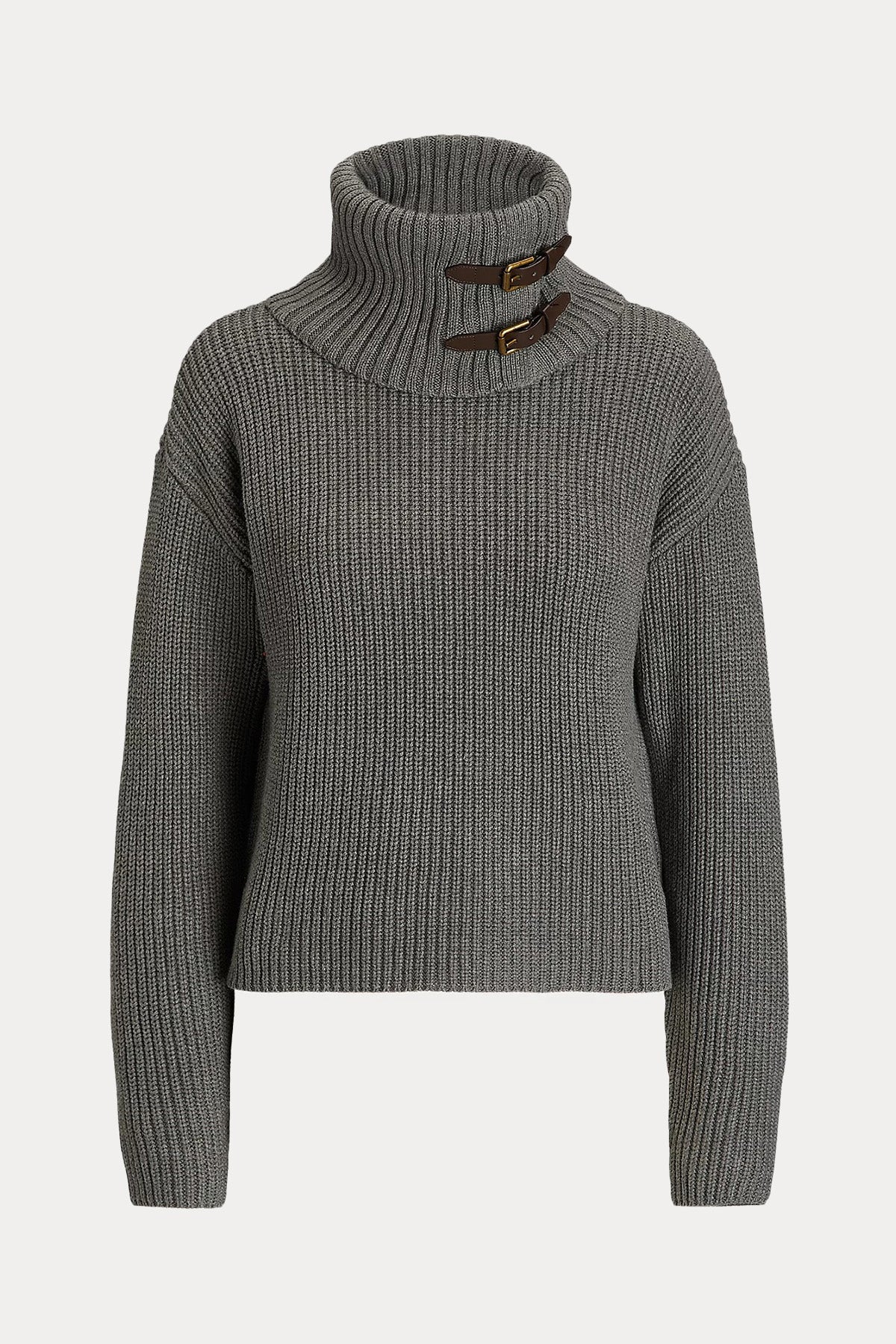 Polo Ralph Lauren Deri Kemer Detaylı Balıkçı Yaka Örgü Triko-Libas Trendy Fashion Store