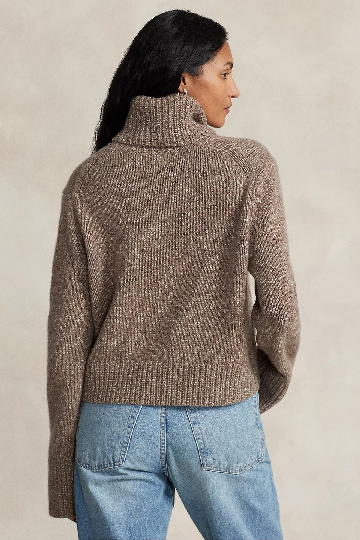 Polo Ralph Lauren Boxy Fit Balıkçı Yaka Kaşmirli Yün Örgü Triko-Libas Trendy Fashion Store