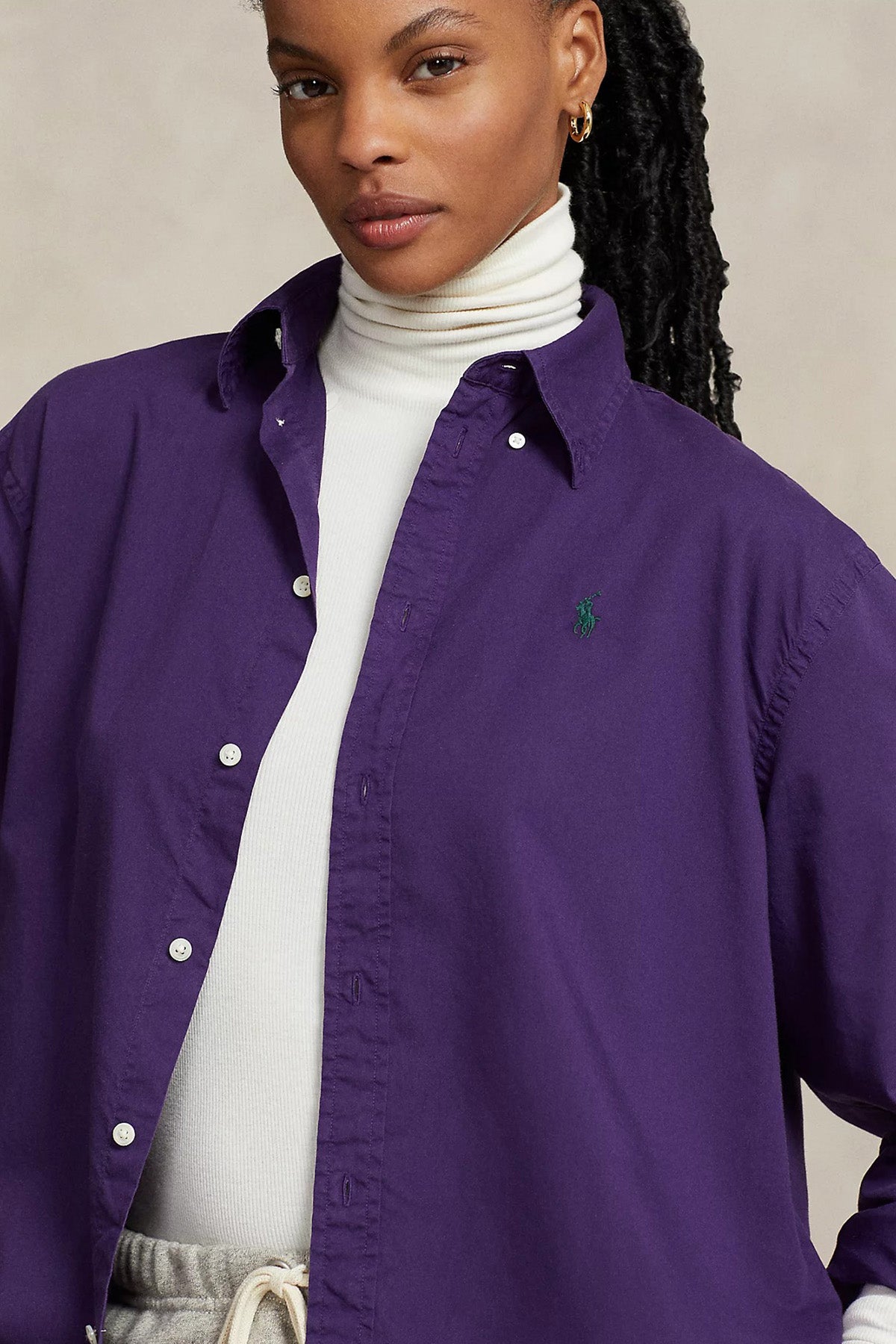 Polo Ralph Lauren Logolu Geniş Kesim Gömlek-Libas Trendy Fashion Store