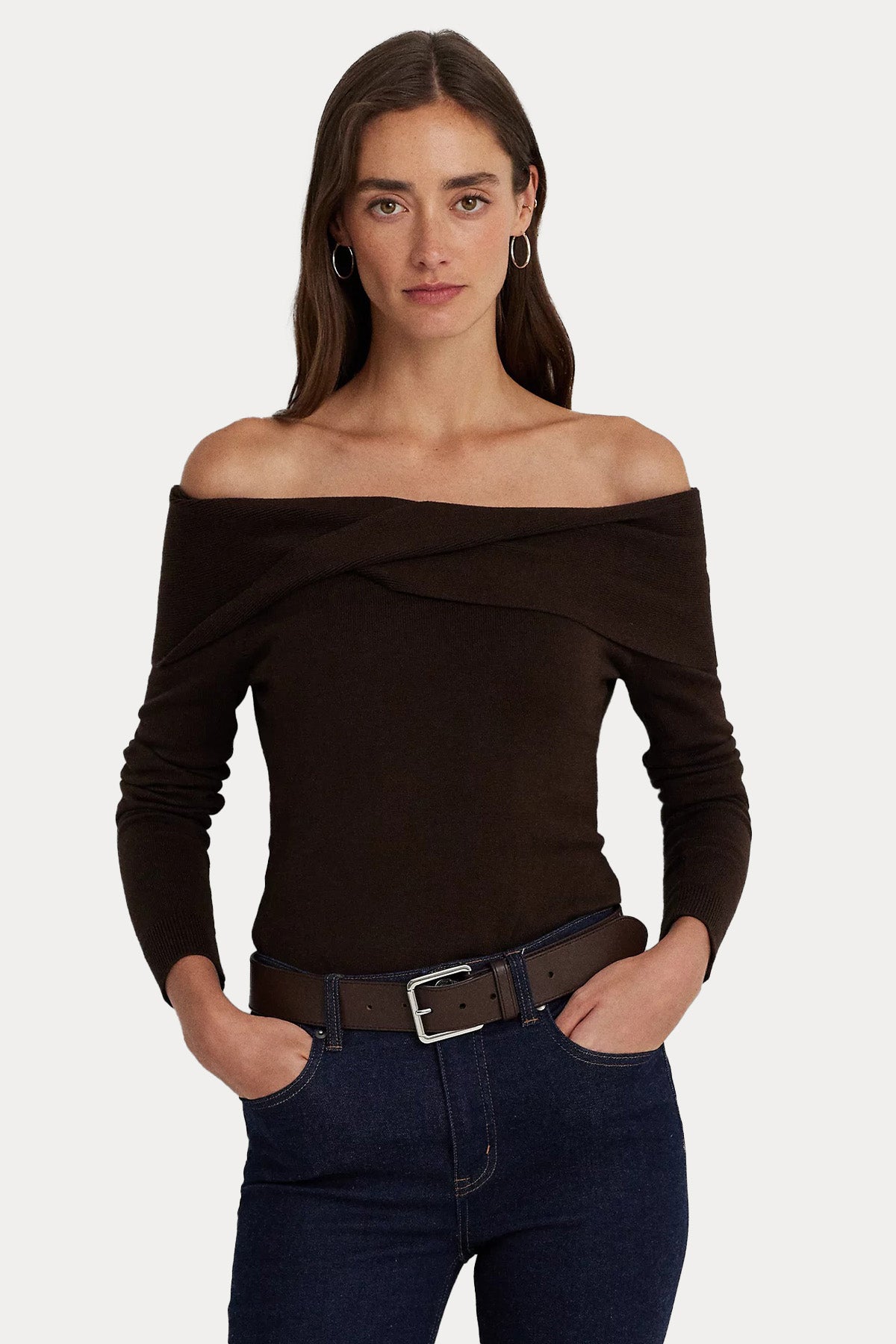 Polo Ralph Lauren Slim Fit Kayık Yaka Triko-Libas Trendy Fashion Store