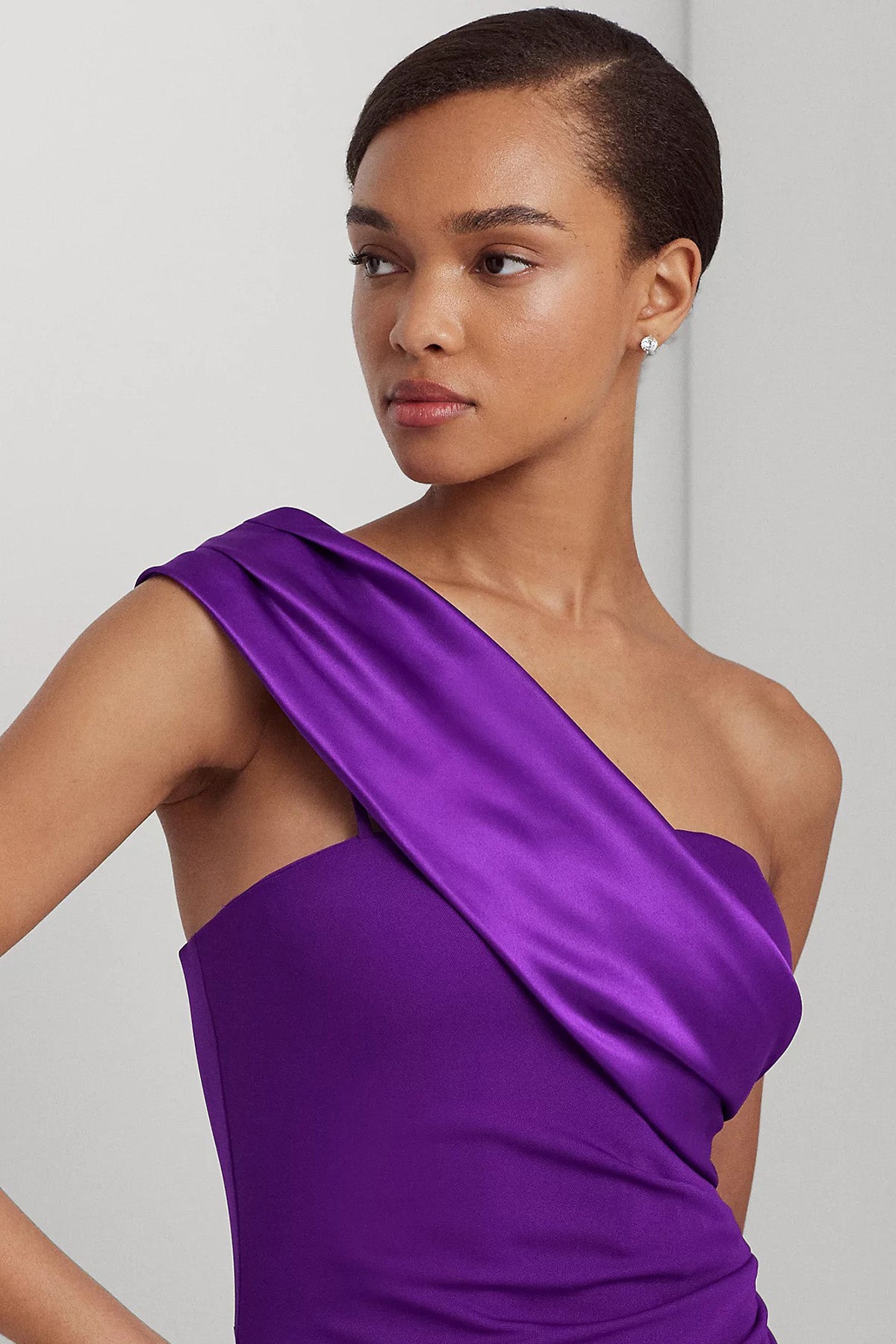 Polo Ralph Lauren Tek Omuzlu Maxi Abiye Elbise-Libas Trendy Fashion Store