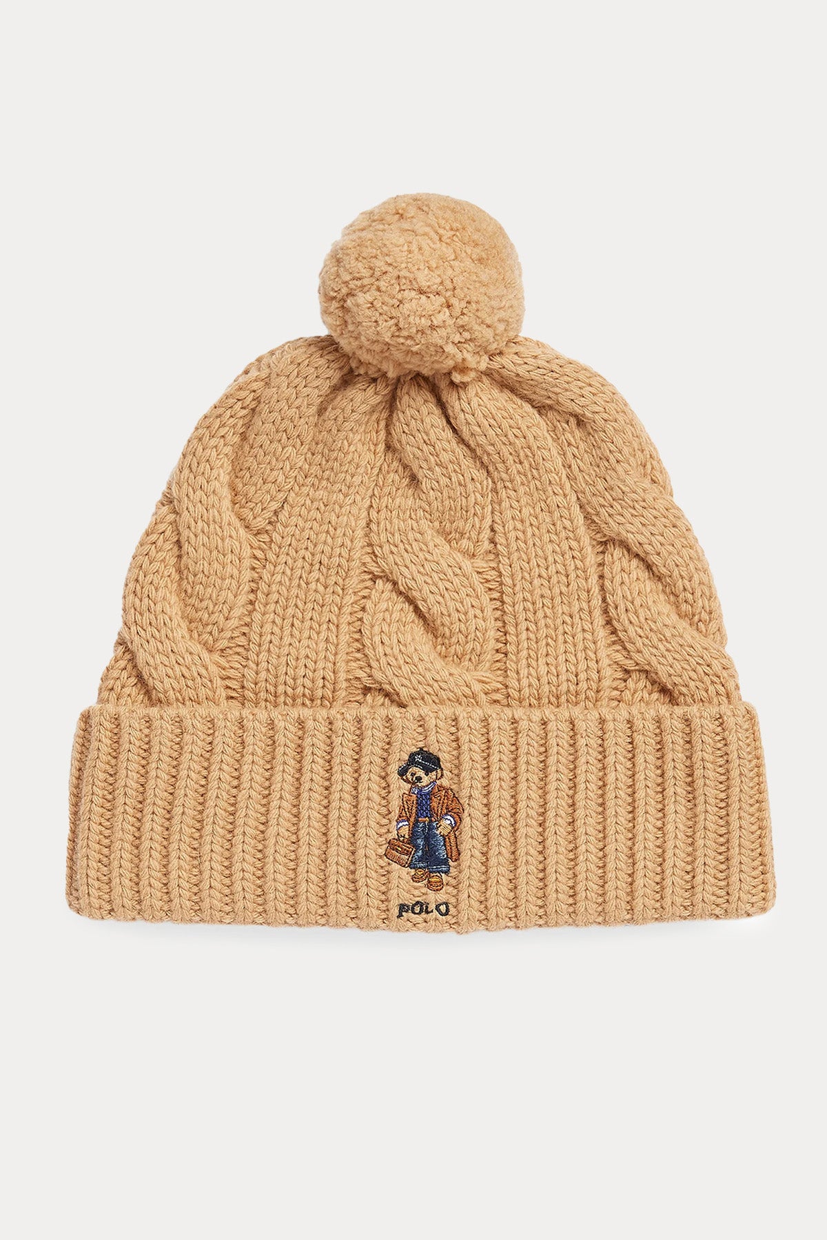 Polo Ralph Lauren Polo Bear Ponponlu Saç Örgü Yün Bere-Libas Trendy Fashion Store