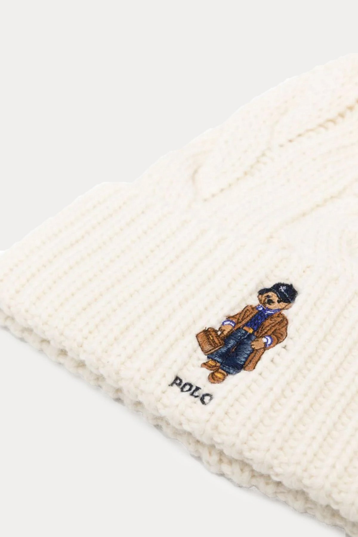 Polo Ralph Lauren Polo Bear Ponponlu Saç Örgü Yün Bere-Libas Trendy Fashion Store