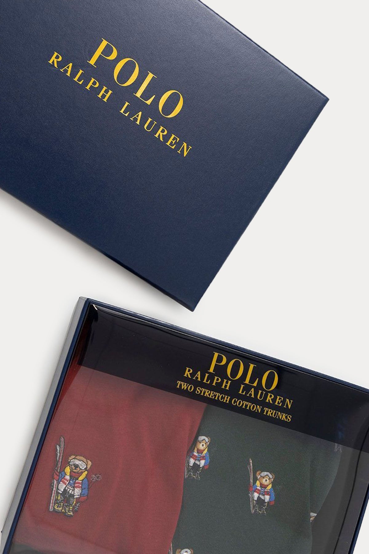 Polo Ralph Lauren 2'li Paket Polo Bear Streç Pamuklu Boxer-Libas Trendy Fashion Store