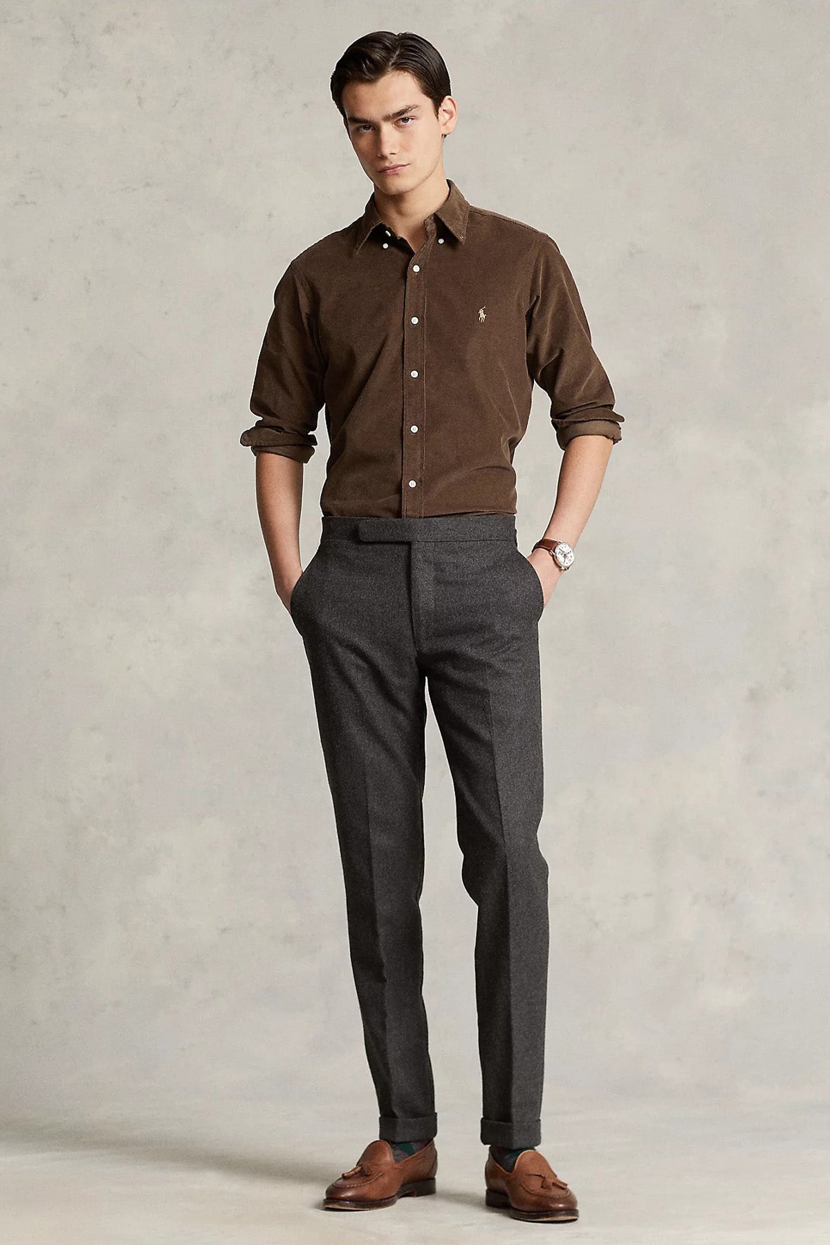 Polo Ralph Lauren Custom Fit Kadife Gömlek-Libas Trendy Fashion Store