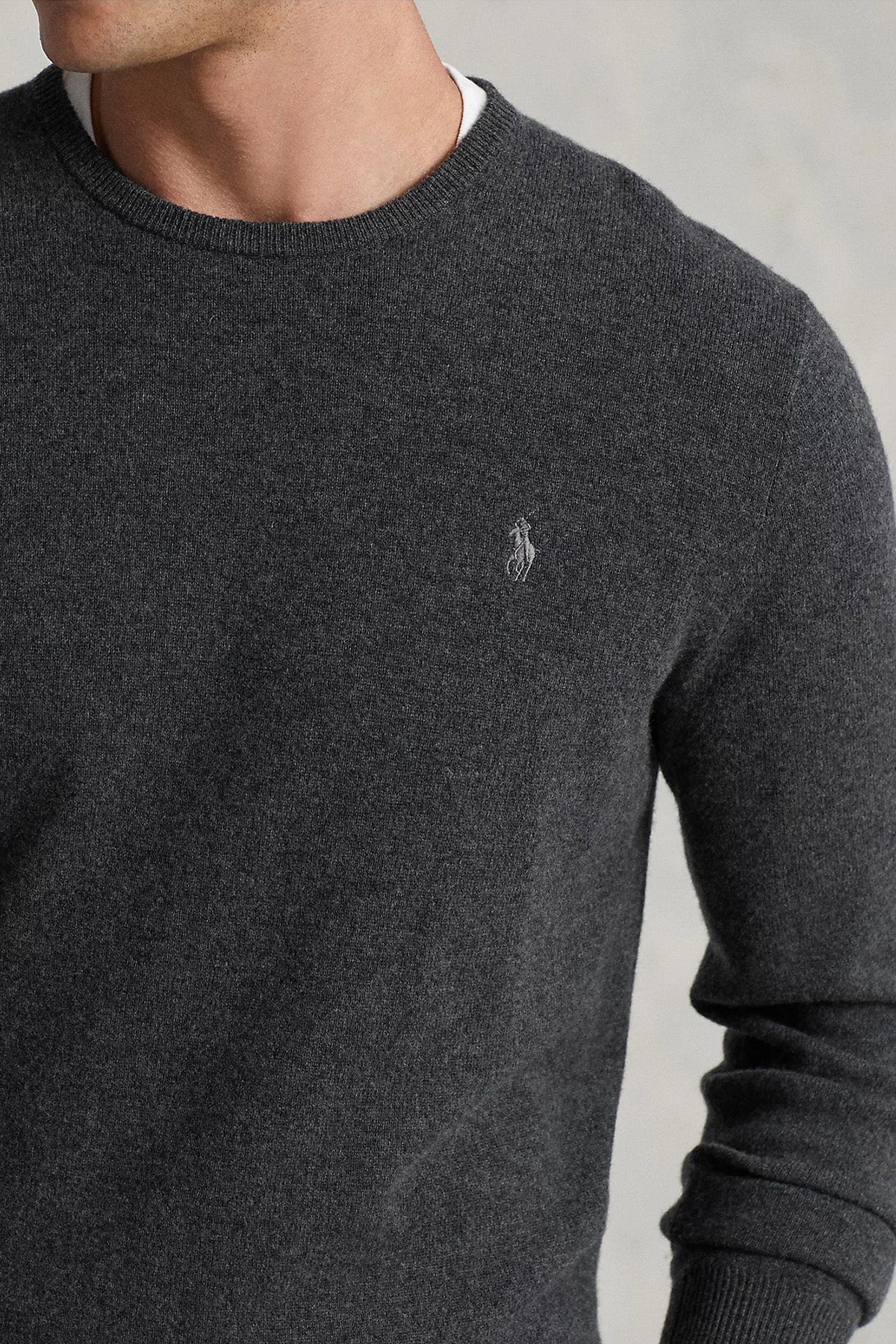 Polo Ralph Lauren Yuvarlak Yaka Yün Triko-Libas Trendy Fashion Store