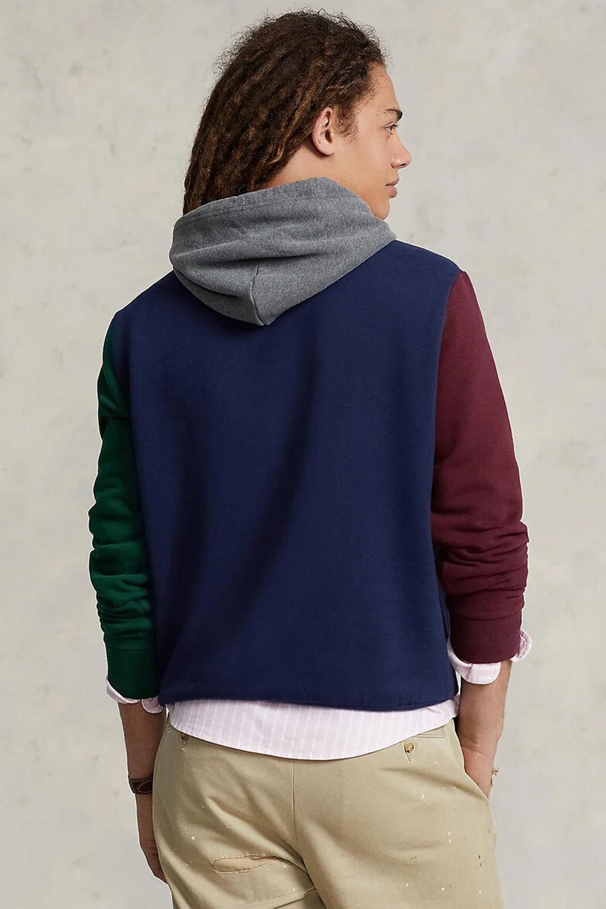 Polo Ralph Lauren Renk Bloklu Kapüşonlu Sweatshirt-Libas Trendy Fashion Store