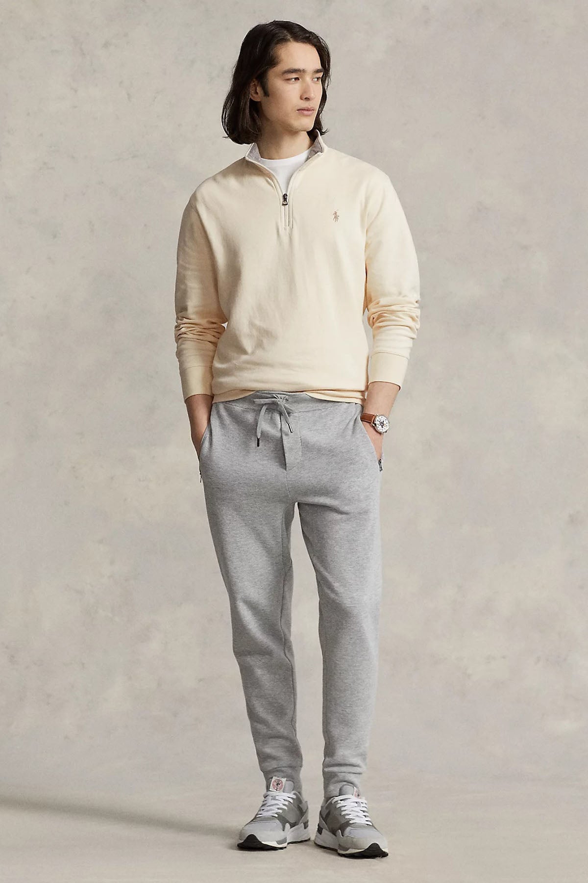 Polo Ralph Lauren Dik Yaka Yarım Fermuarlı Sweatshirt-Libas Trendy Fashion Store