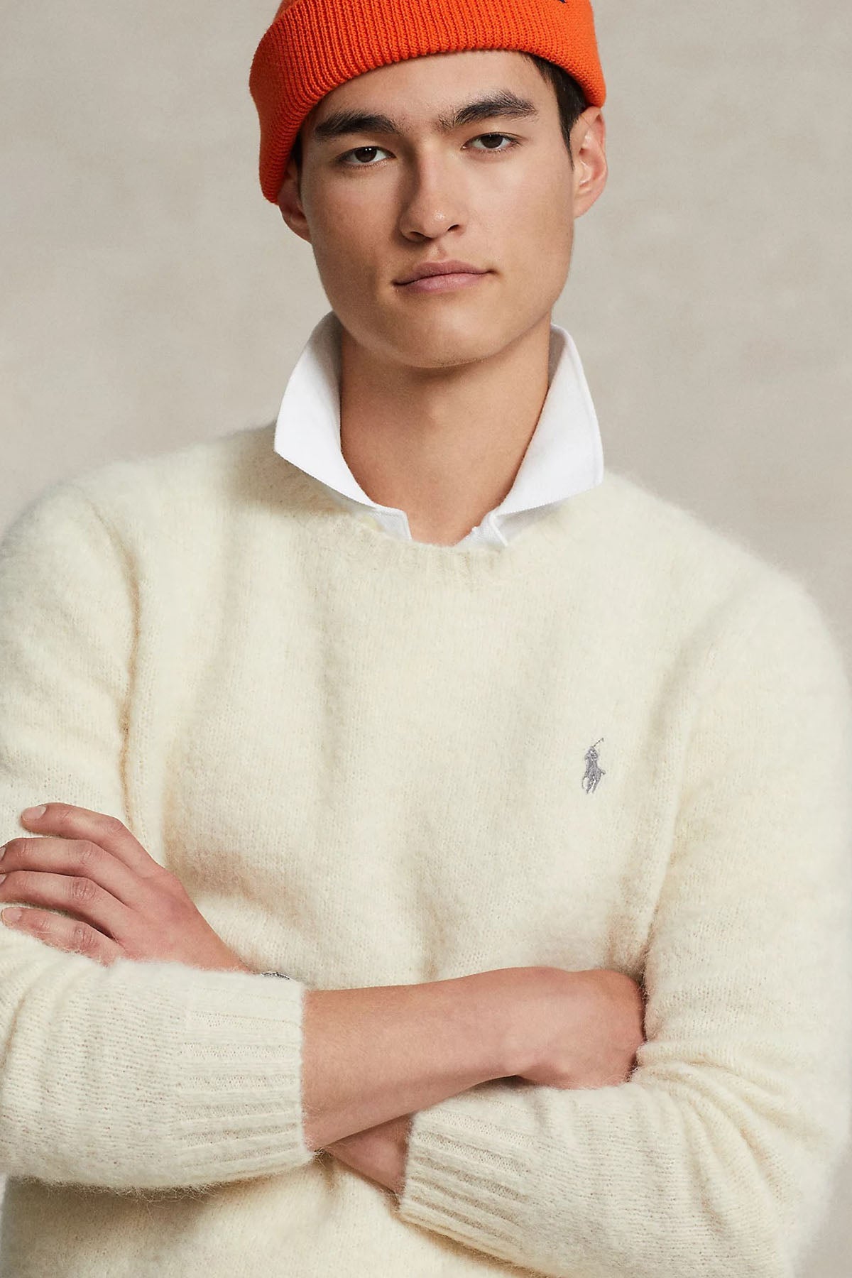 Polo Ralph Lauren Yuvarlak Yaka Yün Örgü Triko-Libas Trendy Fashion Store