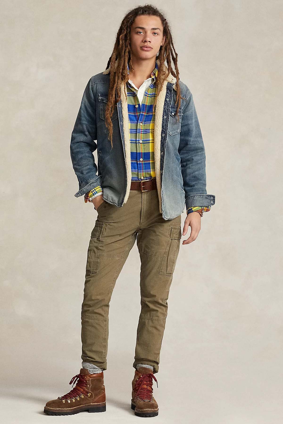 Polo Ralph Lauren Kürklü Denim Ceket-Libas Trendy Fashion Store