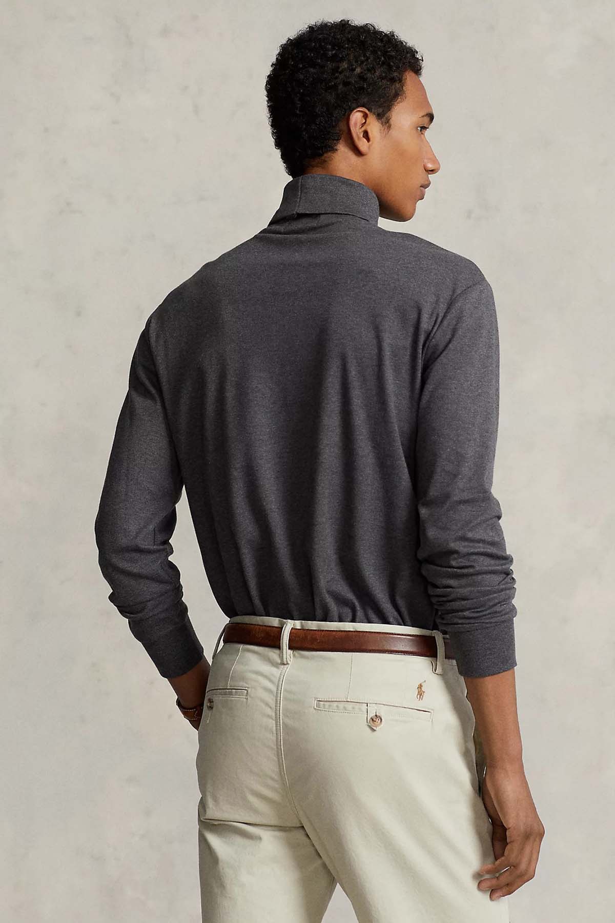 Polo Ralph Lauren Balıkçı Yaka Uzun Kollu İnce Sweatshirt-Libas Trendy Fashion Store