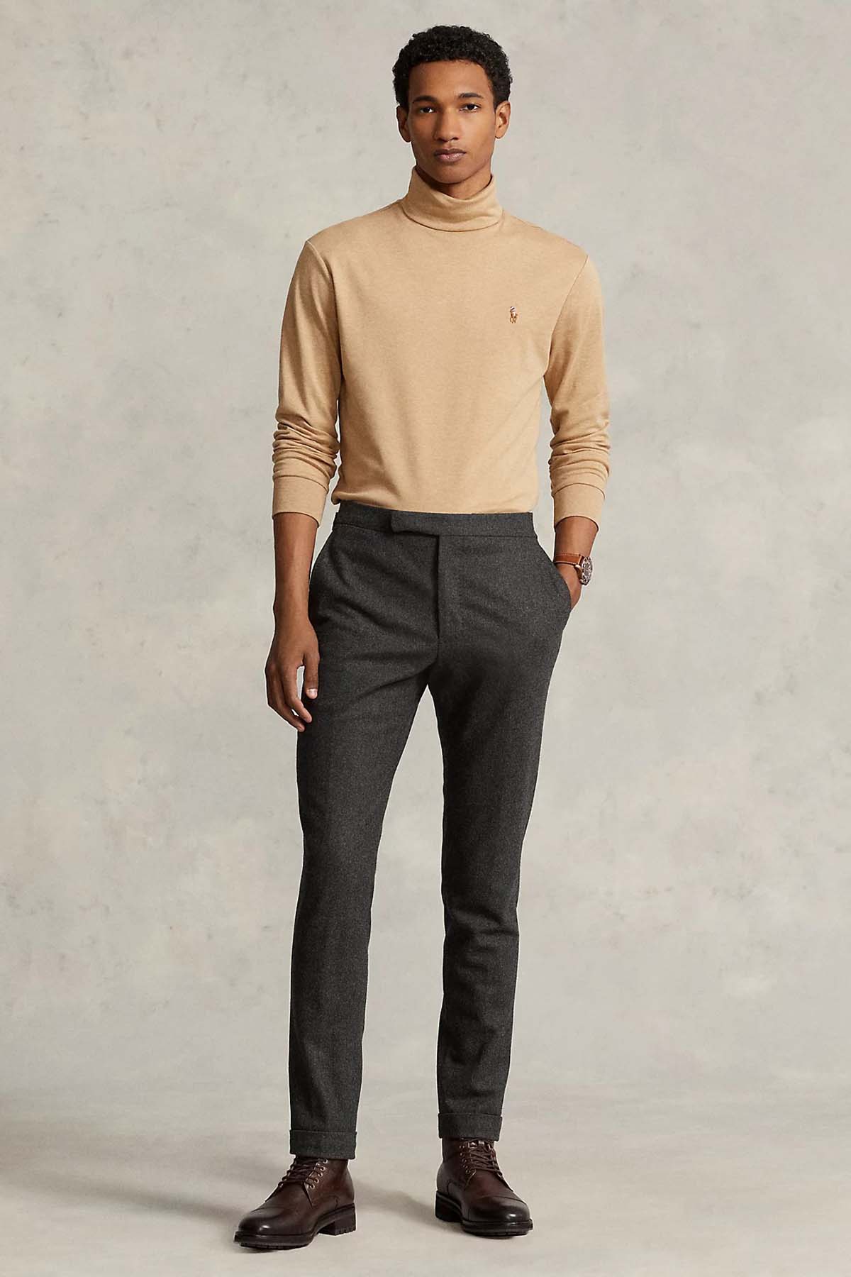 Polo Ralph Lauren Balıkçı Yaka Uzun Kollu İnce Sweatshirt-Libas Trendy Fashion Store