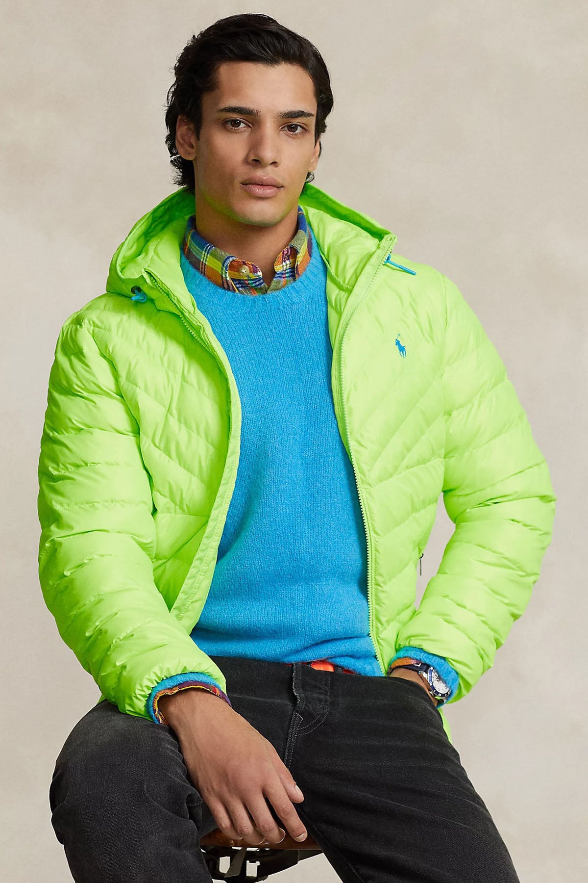 Polo Ralph Lauren Yuvarlak Yaka Yün Örgü Triko-Libas Trendy Fashion Store