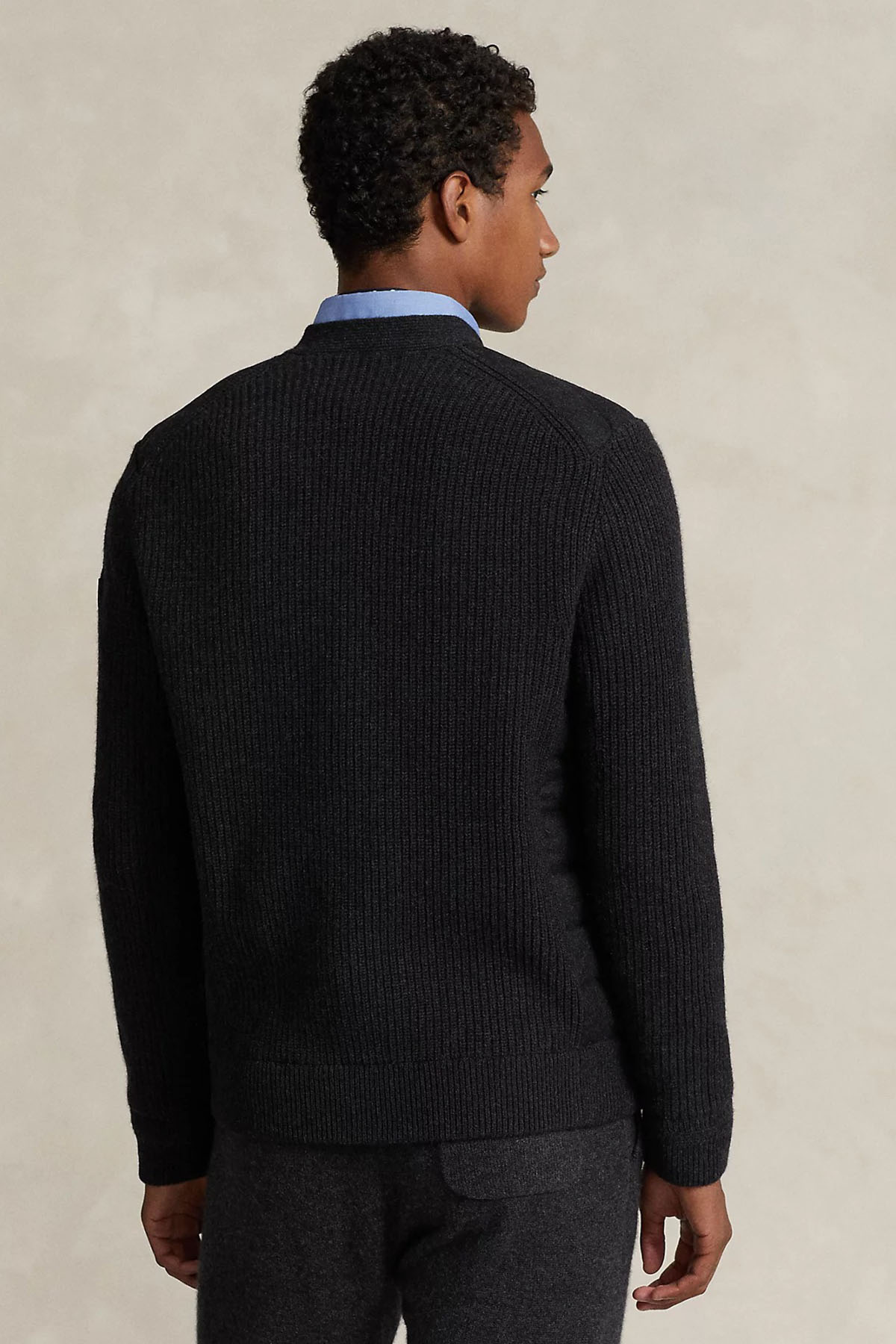 Polo Ralph Lauren İnce Dolgulu Örgü Detaylı Kaşmirli Yün Ceket-Libas Trendy Fashion Store