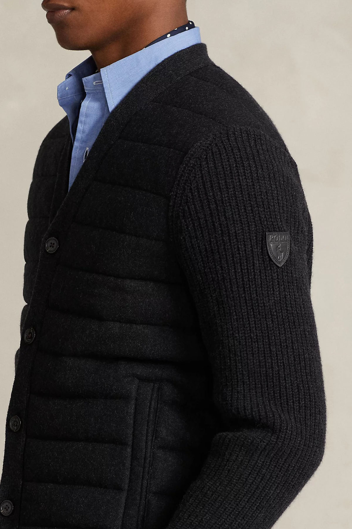 Polo Ralph Lauren İnce Dolgulu Örgü Detaylı Kaşmirli Yün Ceket-Libas Trendy Fashion Store